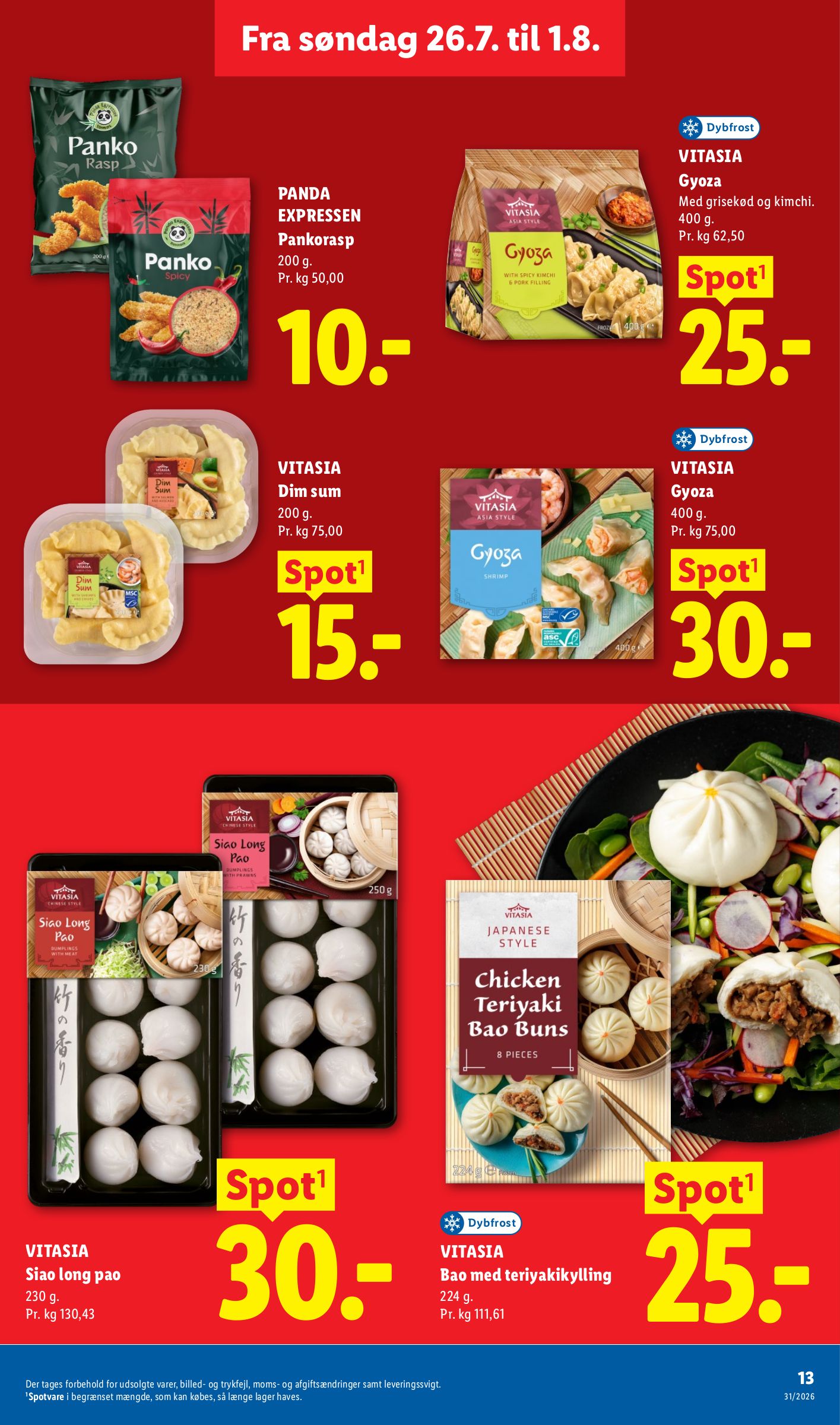 lidl - Aktuel Lidl - Ekstra gode weekendpriser tilbudsavis fra torsdag, 30.07.2026 til lørdag, 01.08.2026 - page: 29