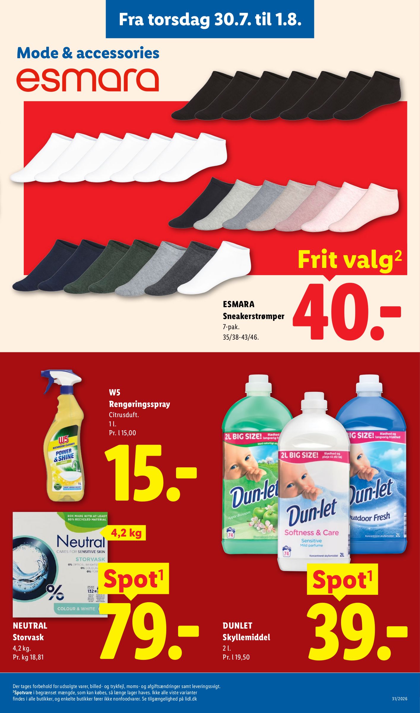 lidl - Aktuel Lidl - Ekstra gode weekendpriser tilbudsavis fra torsdag, 30.07.2026 til lørdag, 01.08.2026 - page: 11