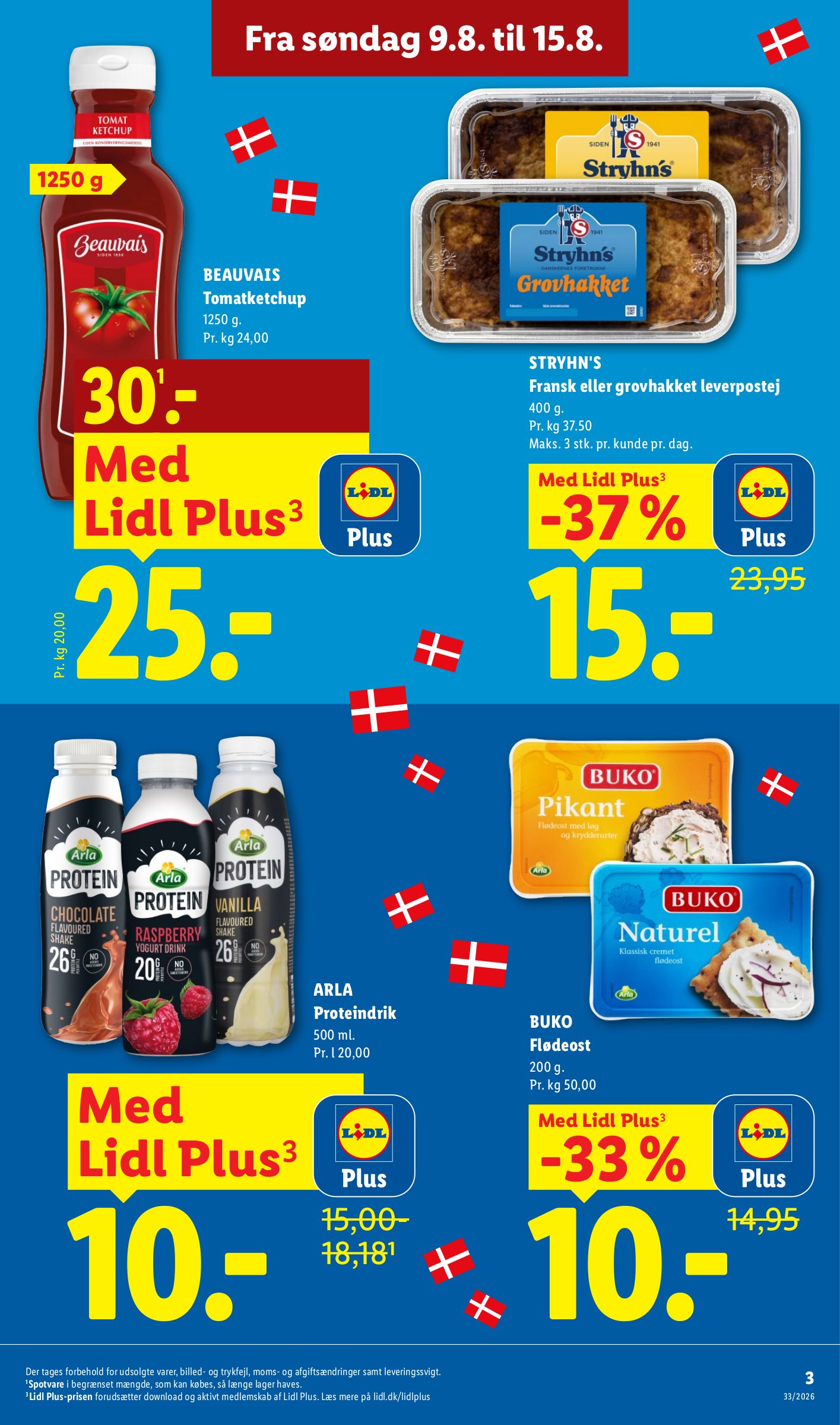 lidl - Lidl tilbudsavis for næste uge fra søndag, 09.08.2026 til lørdag, 15.08.2026 - page: 3