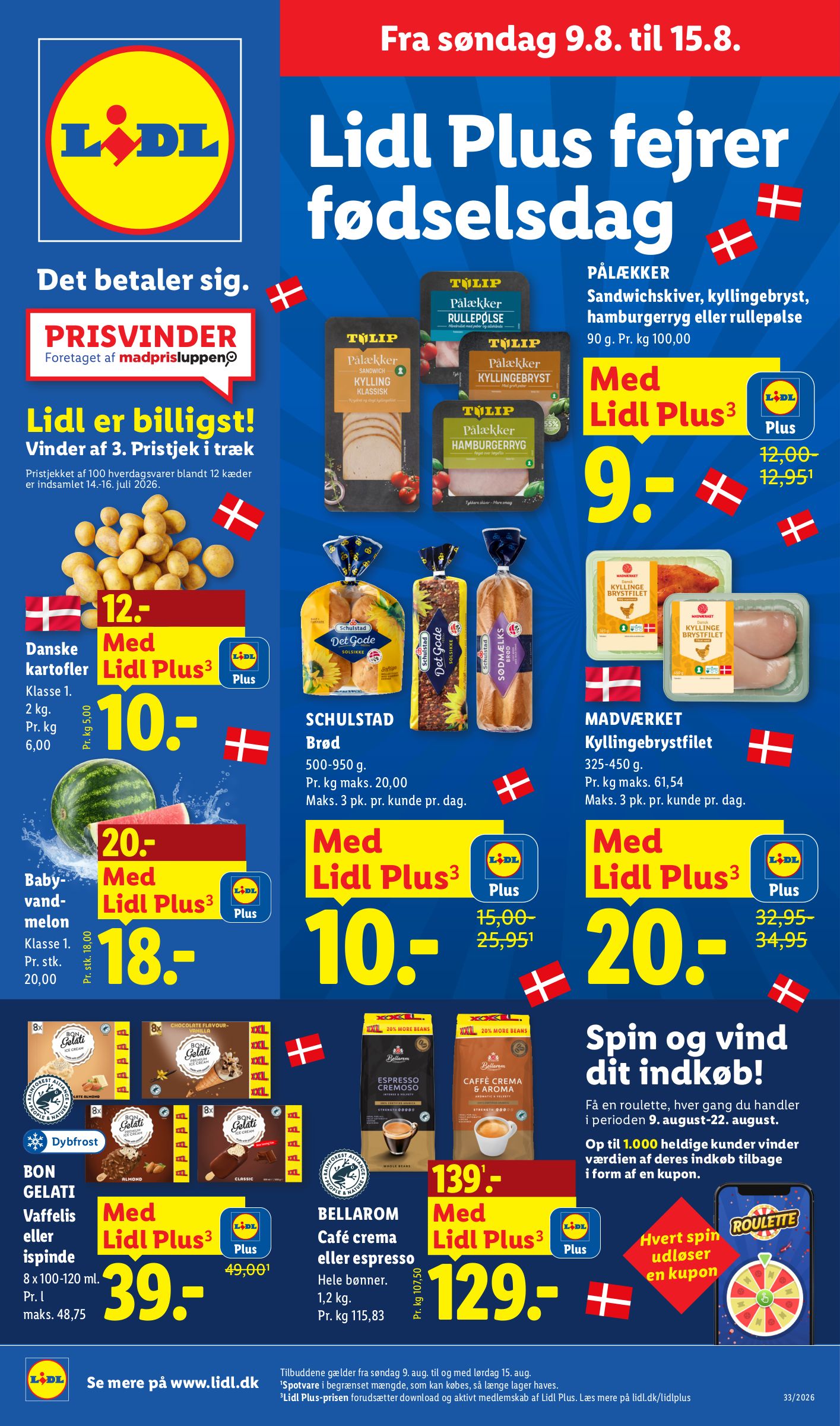 lidl - Lidl tilbudsavis for næste uge fra søndag, 09.08.2026 til lørdag, 15.08.2026