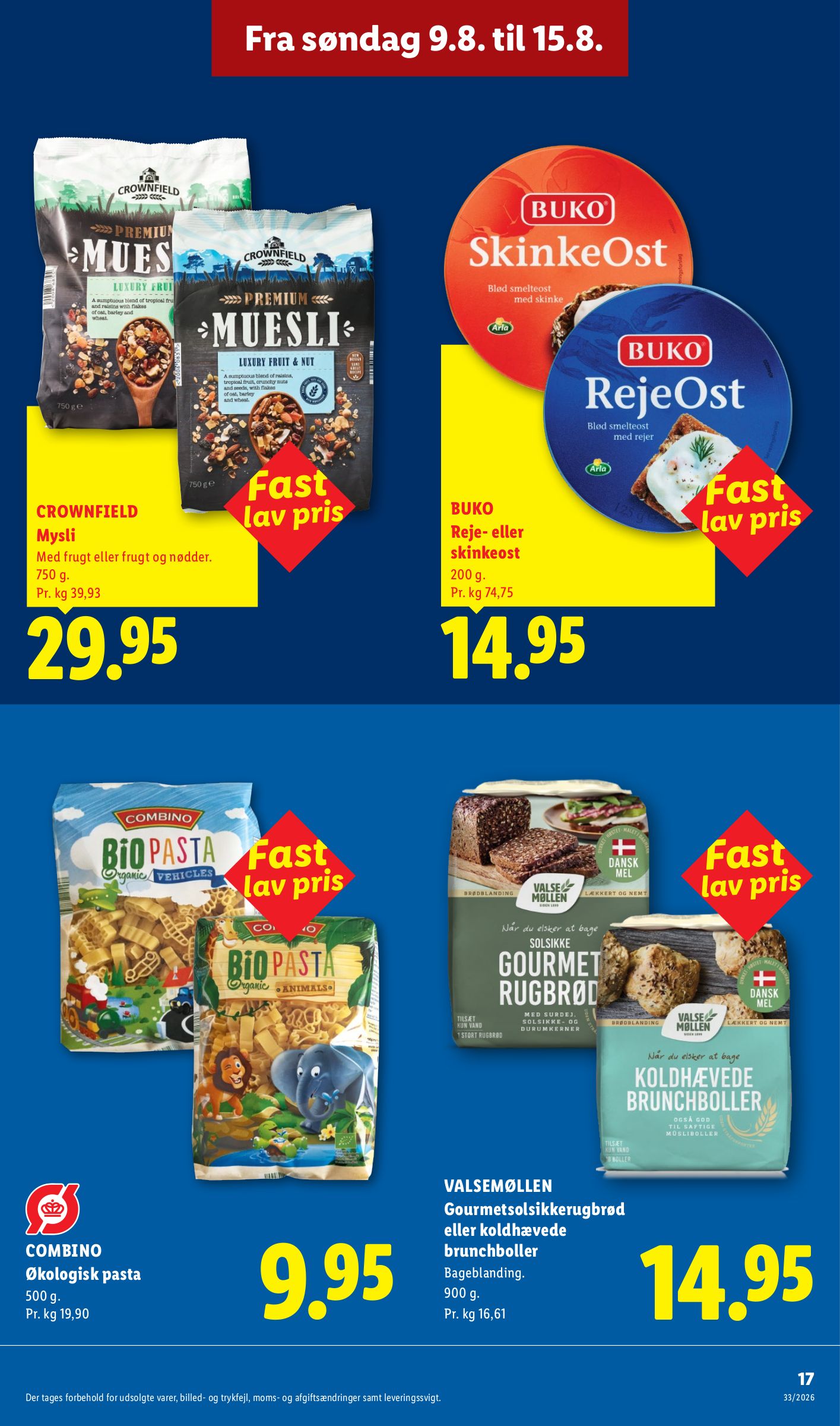 lidl - Lidl tilbudsavis for næste uge fra søndag, 09.08.2026 til lørdag, 15.08.2026 - page: 17