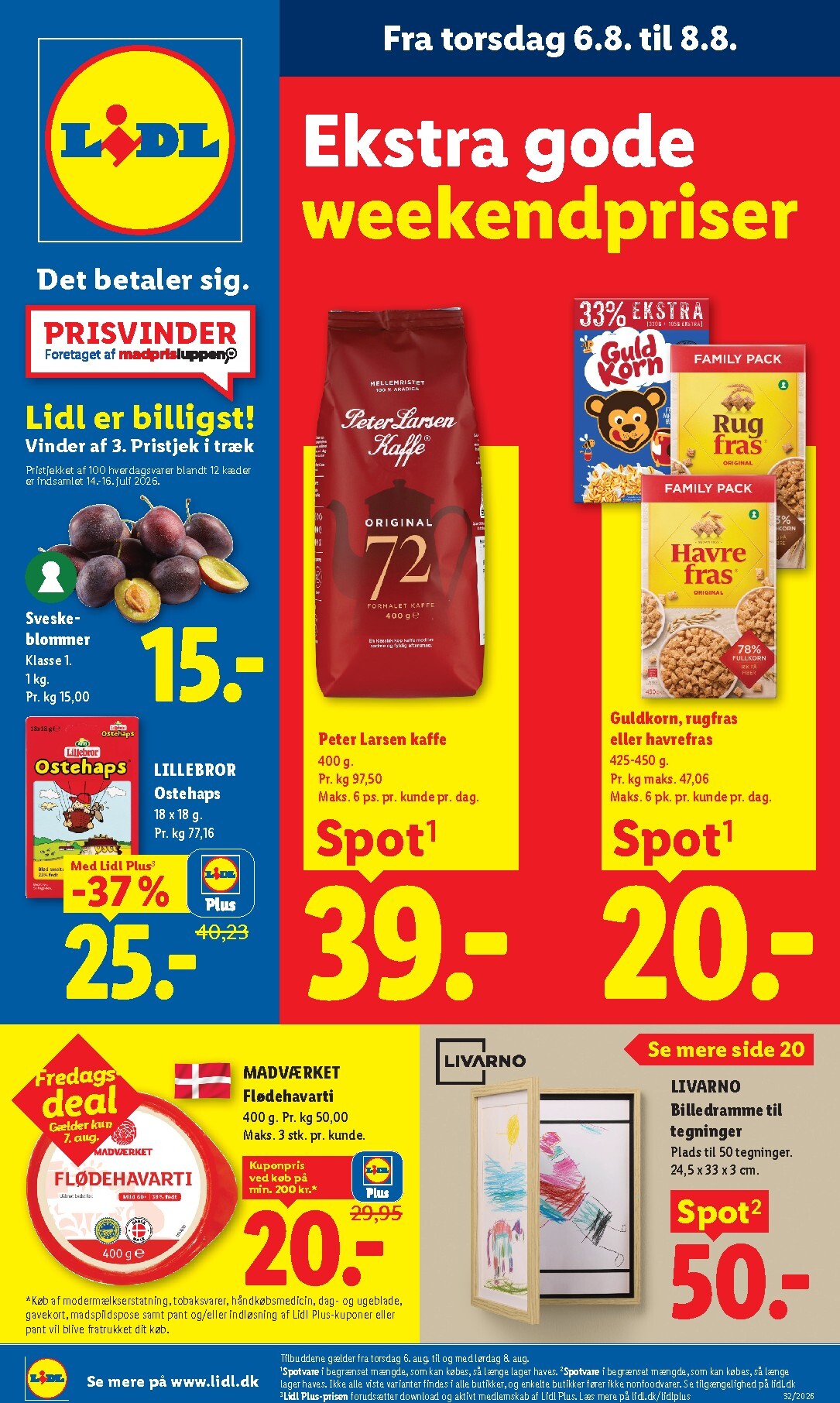lidl - Aktuel Lidl - Weekendpriser tilbudsavis fra torsdag, 06.08.2026 til lørdag, 08.08.2026