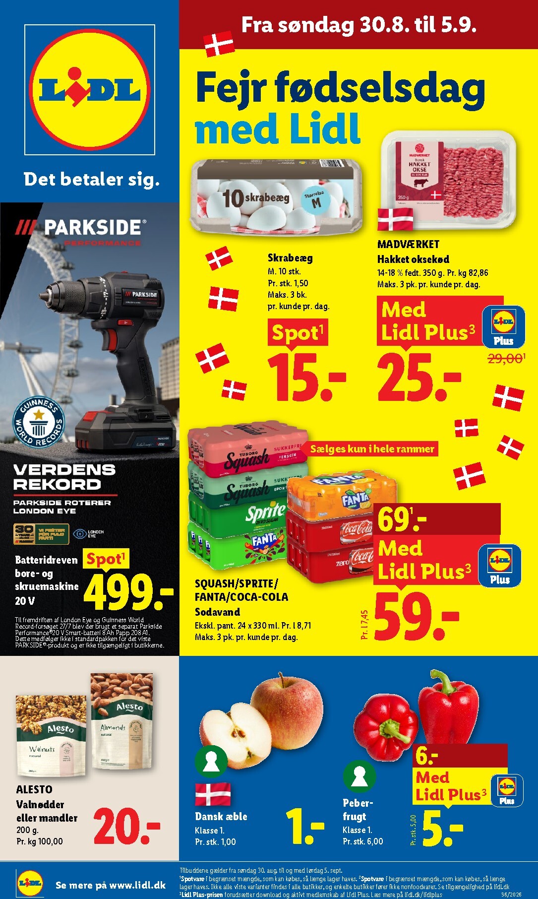 lidl - Lidl tilbudsavis for næste uge fra søndag, 30.08.2026 til lørdag, 05.09.2026
