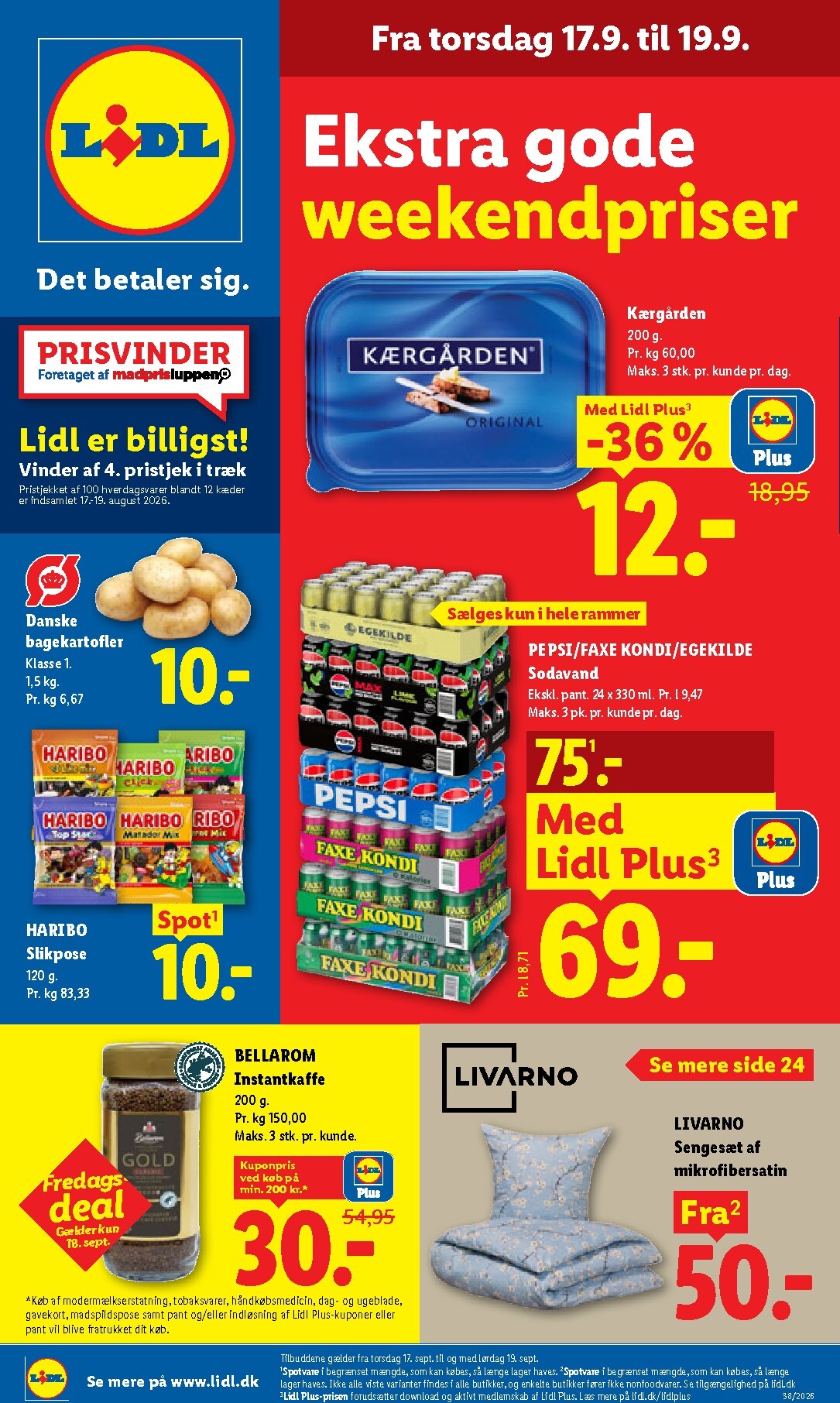 lidl - Ny Lidl - Weekendtilbud tilbudsavis fra torsdag, 17.09.2026 til lørdag, 19.09.2026