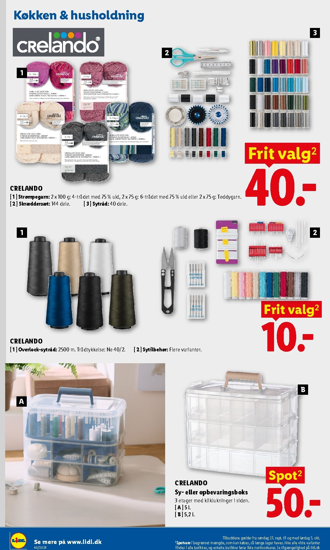 lidl - Lidl tilbudsavis for næste uge fra søndag, 27.09.2026 til lørdag, 03.10.2026 - page: 26