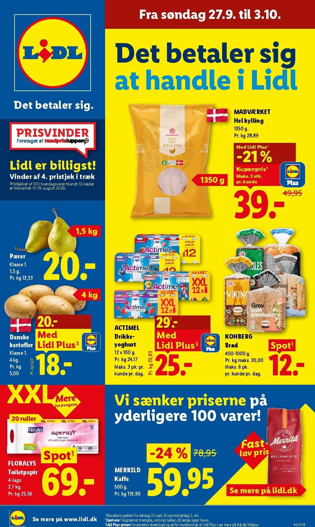 lidl - Lidl tilbudsavis for næste uge fra søndag, 27.09.2026 til lørdag, 03.10.2026