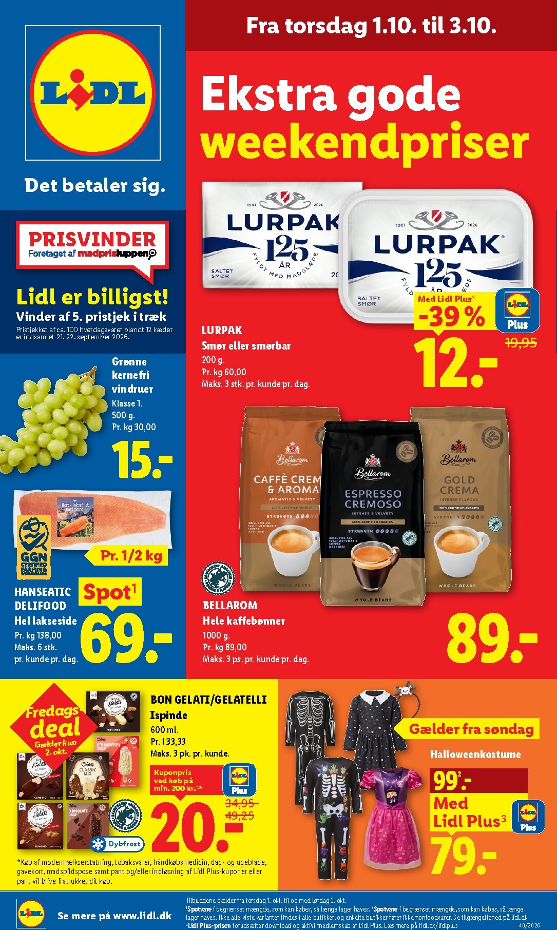 lidl - Aktuel Lidl tilbudsavis fra søndag, 27.09.2026 til lørdag, 03.10.2026