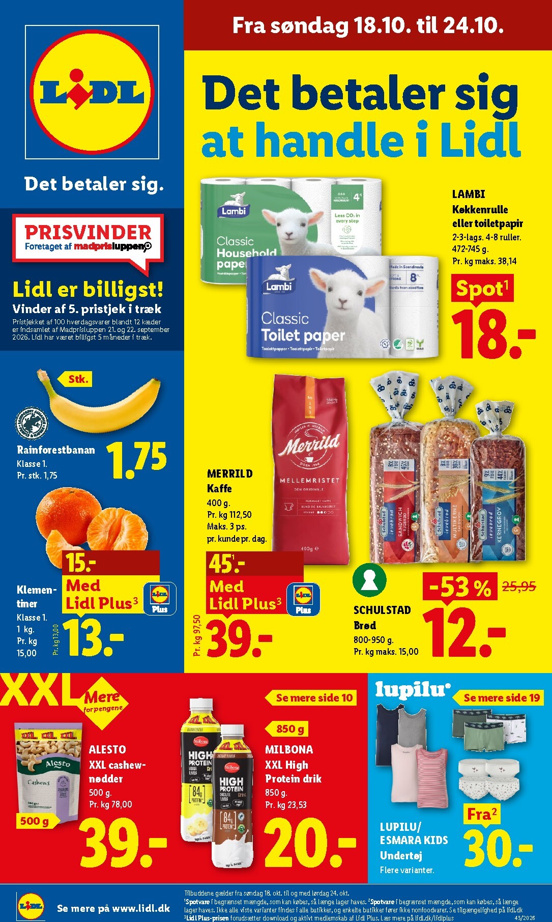 lidl - Lidl tilbudsavis for næste uge fra søndag, 18.10.2026 til lørdag, 24.10.2026