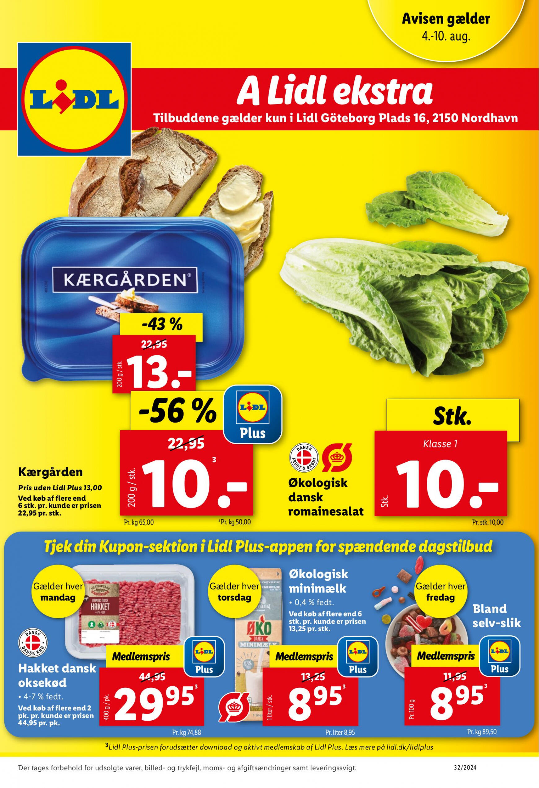 lidl - Lidl ekstra nuværende 04.08. tilbudsavis - 10.08. - page: 1