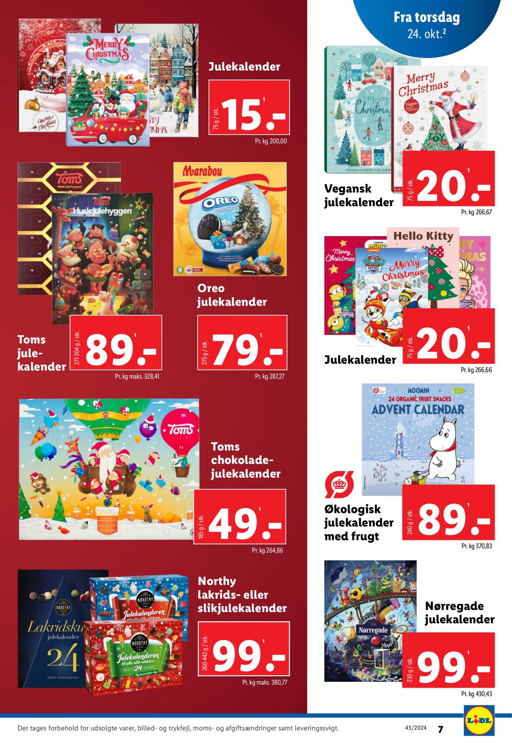 lidl - Lidl - Den magiske juletid tilbudsavis gyldig fra 20.10. - 26.10. - page: 7