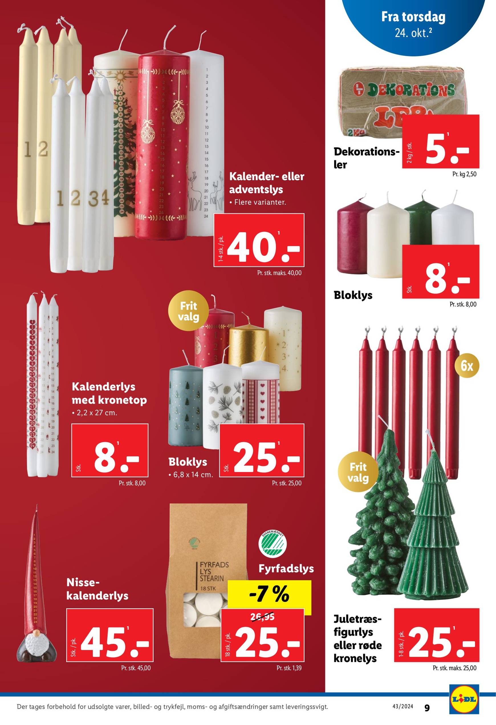 lidl - Lidl - Den magiske juletid tilbudsavis gyldig fra 20.10. - 26.10. - page: 9