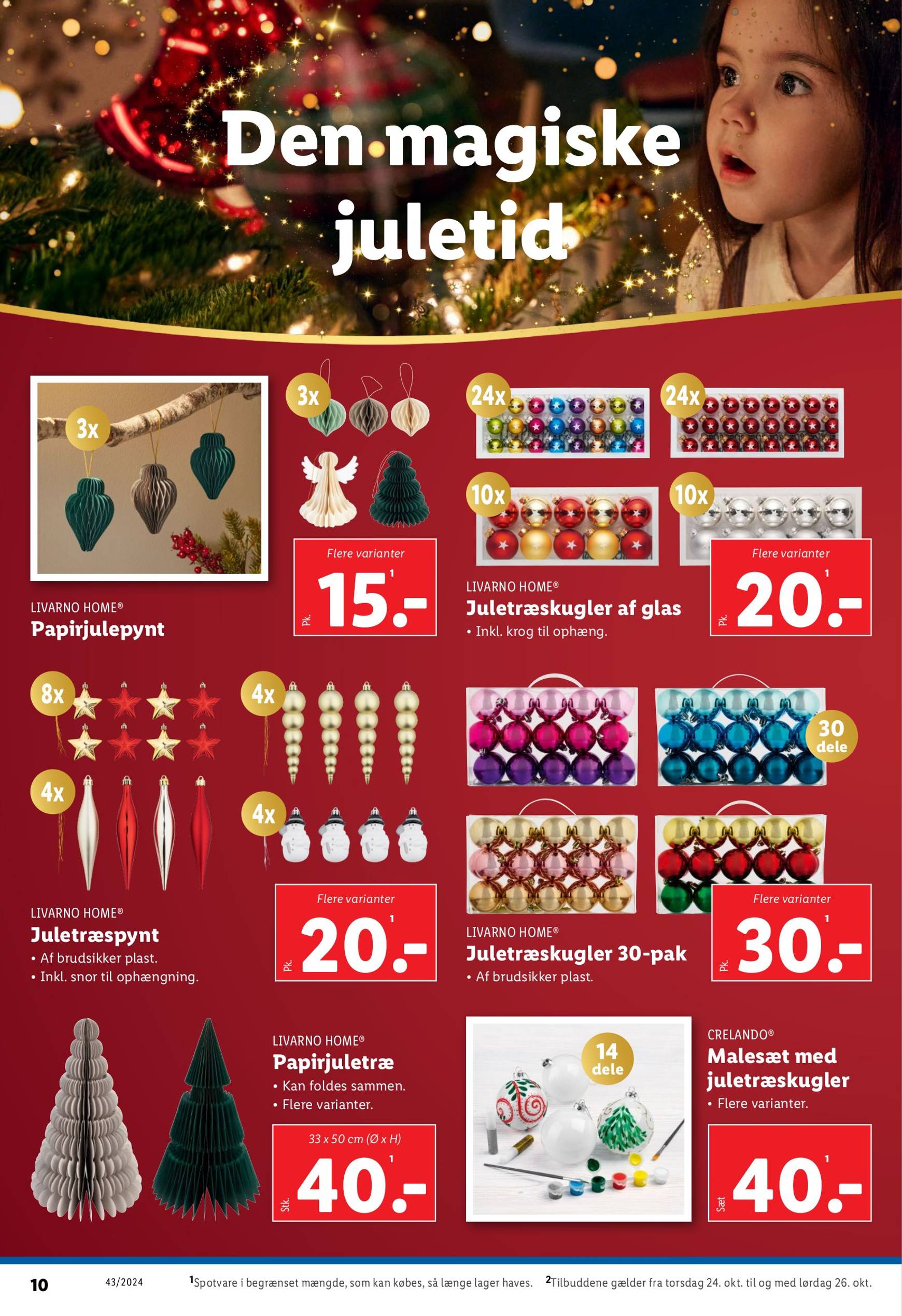 lidl - Lidl - Den magiske juletid tilbudsavis gyldig fra 20.10. - 26.10. - page: 10