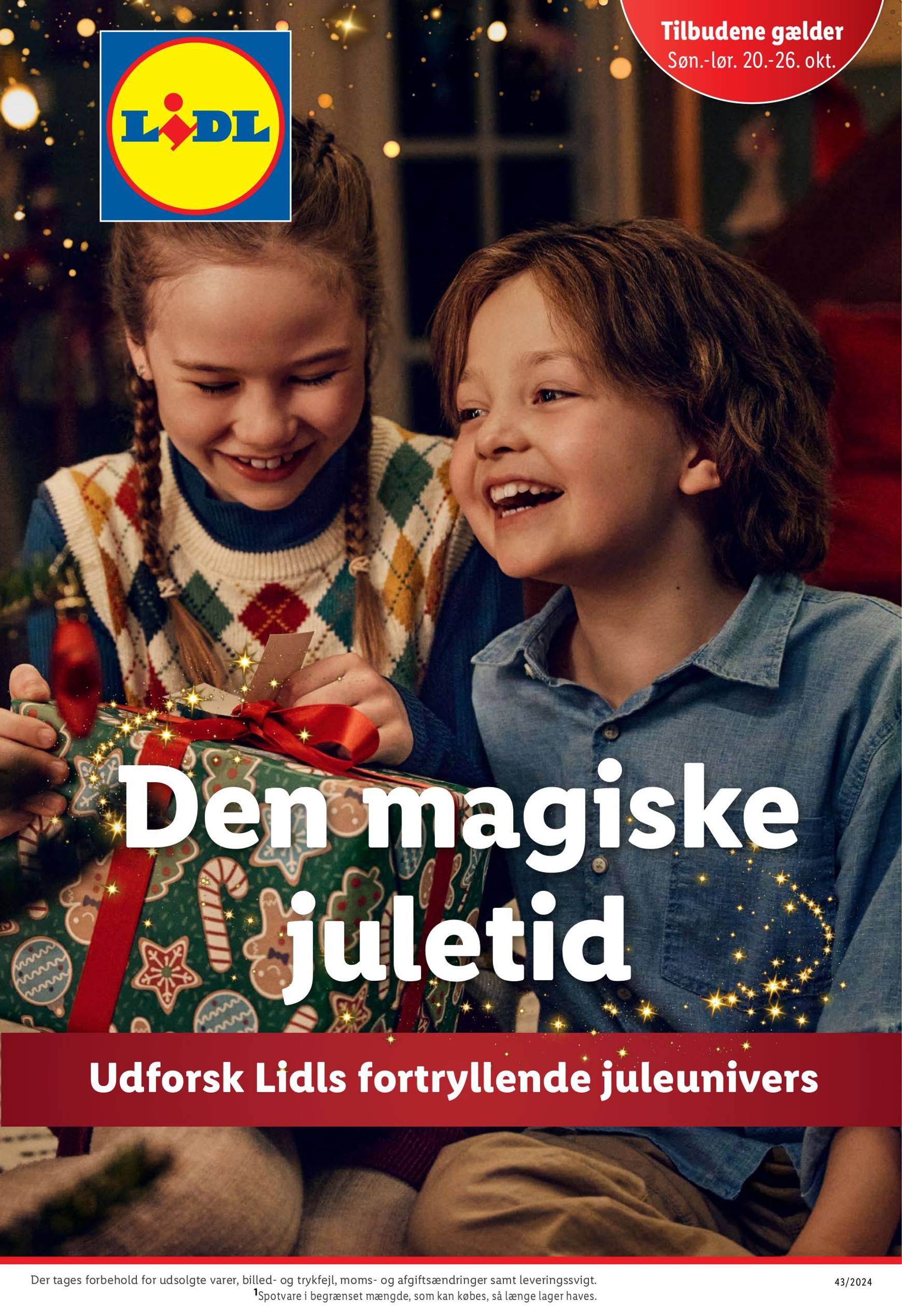 lidl - Lidl - Den magiske juletid tilbudsavis gyldig fra 20.10. - 26.10. - page: 1