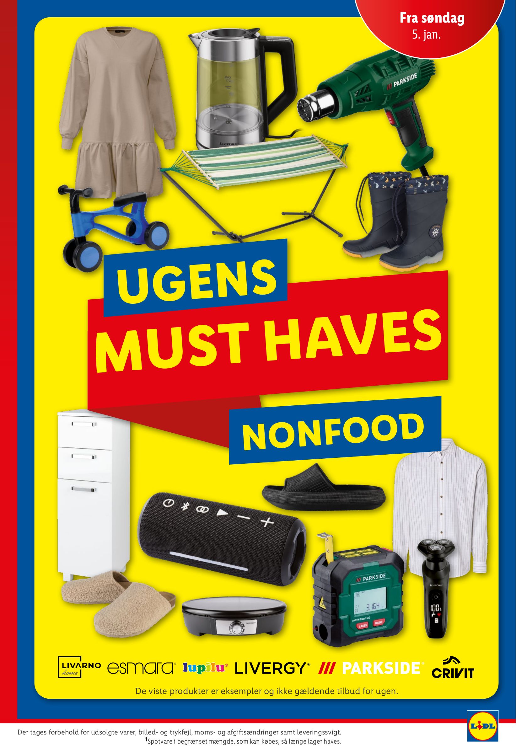 lidl - Lidl - Ugens Must Haves tilbudsavis gyldig fra 05.01. - 11.01.