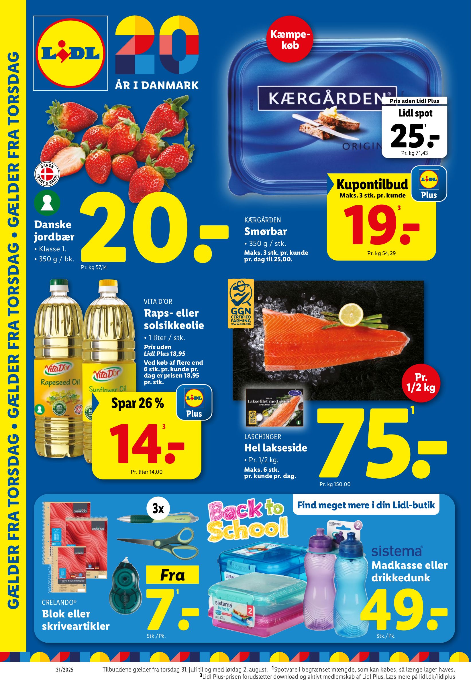 lidl - Lidl tilbudsavis gyldig fra 31.07. til 02.08.