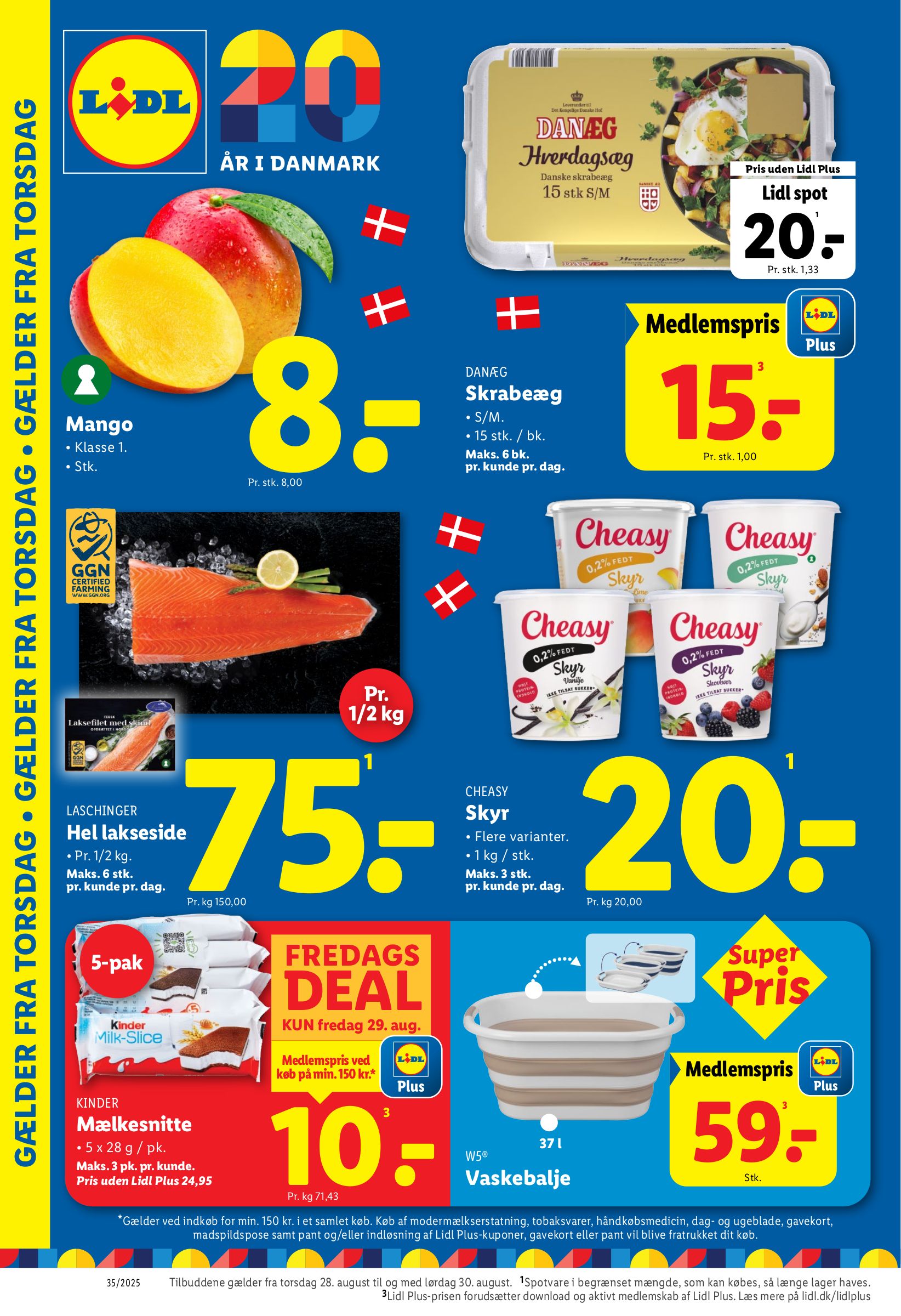 lidl - Lidl tilbudsavis gyldig fra 28.08. til 30.08.