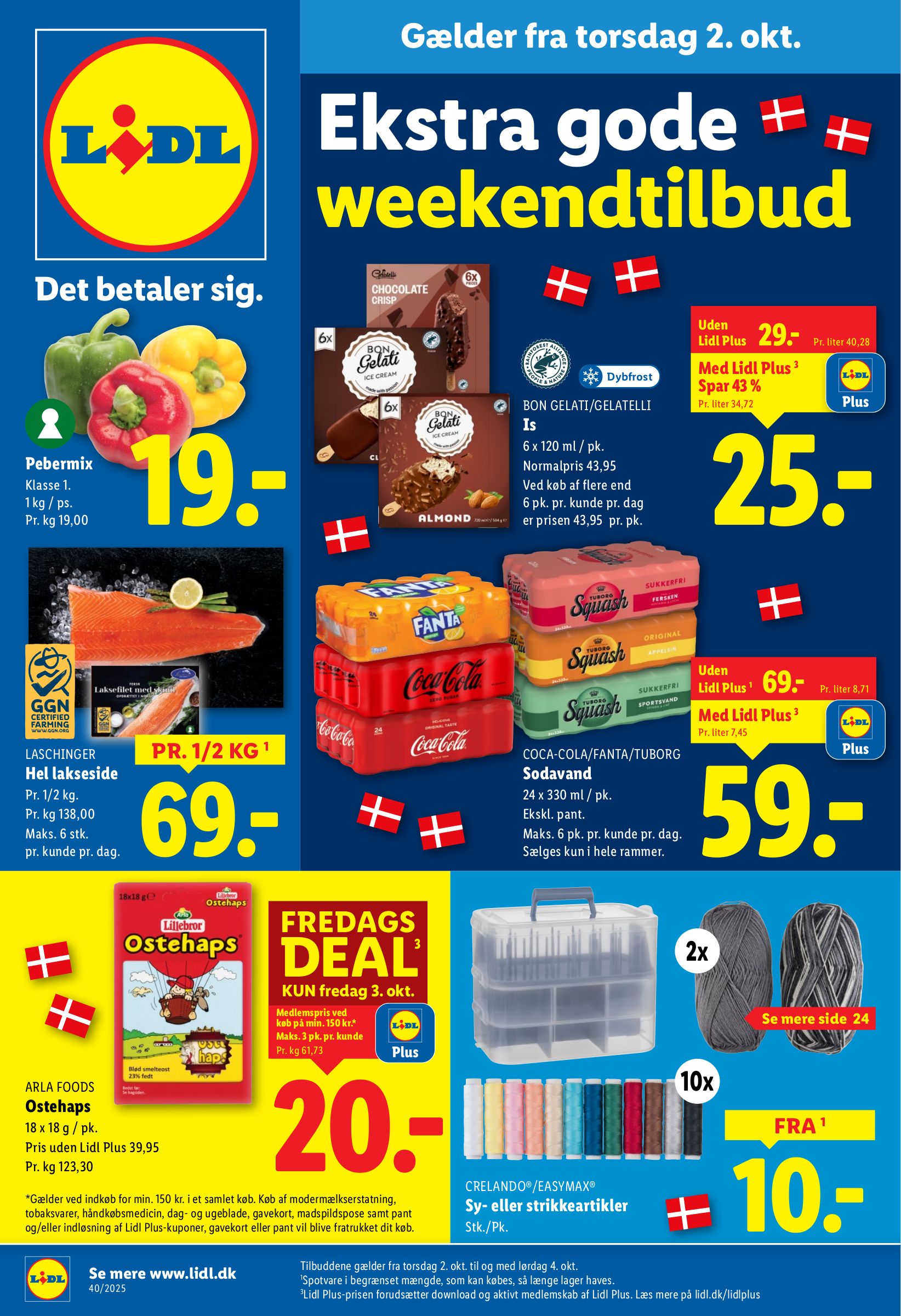 lidl - Lidl tilbudsavis gyldig fra 02.10. til 04.10. - page: 1