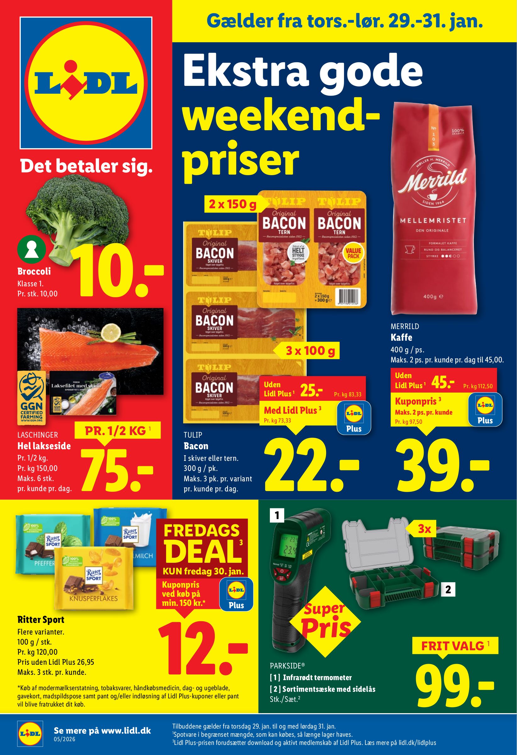 lidl - Lidl - Weekendtilbud tilbudsavis gyldig fra 29.01. til 31.01. - page: 1
