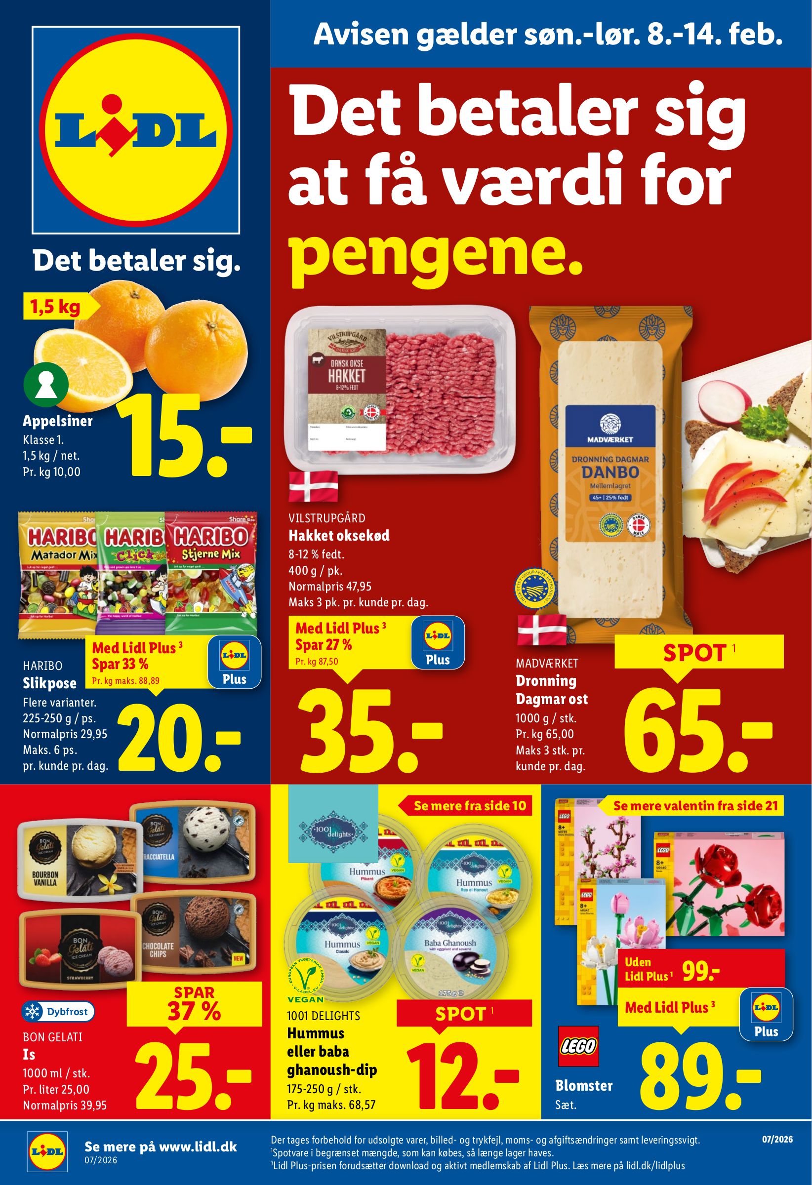 lidl - Lidl tilbudsavis gyldig fra 08.02.2026 til 14.02.2026 - page: 1