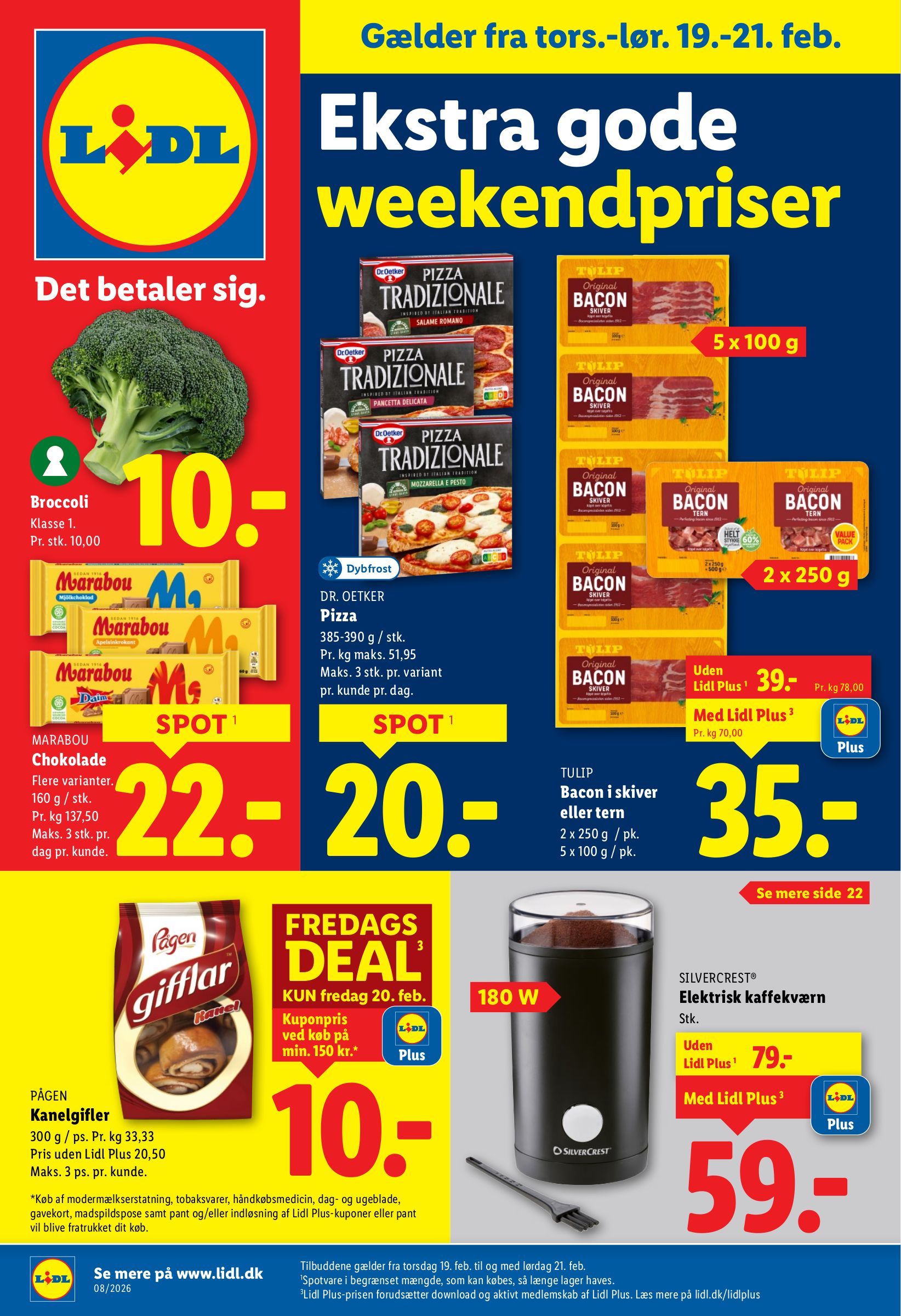 lidl - Lidl - Weekendtilbud tilbudsavis gyldig fra 19.02.2026 til 21.02.2026 - page: 1