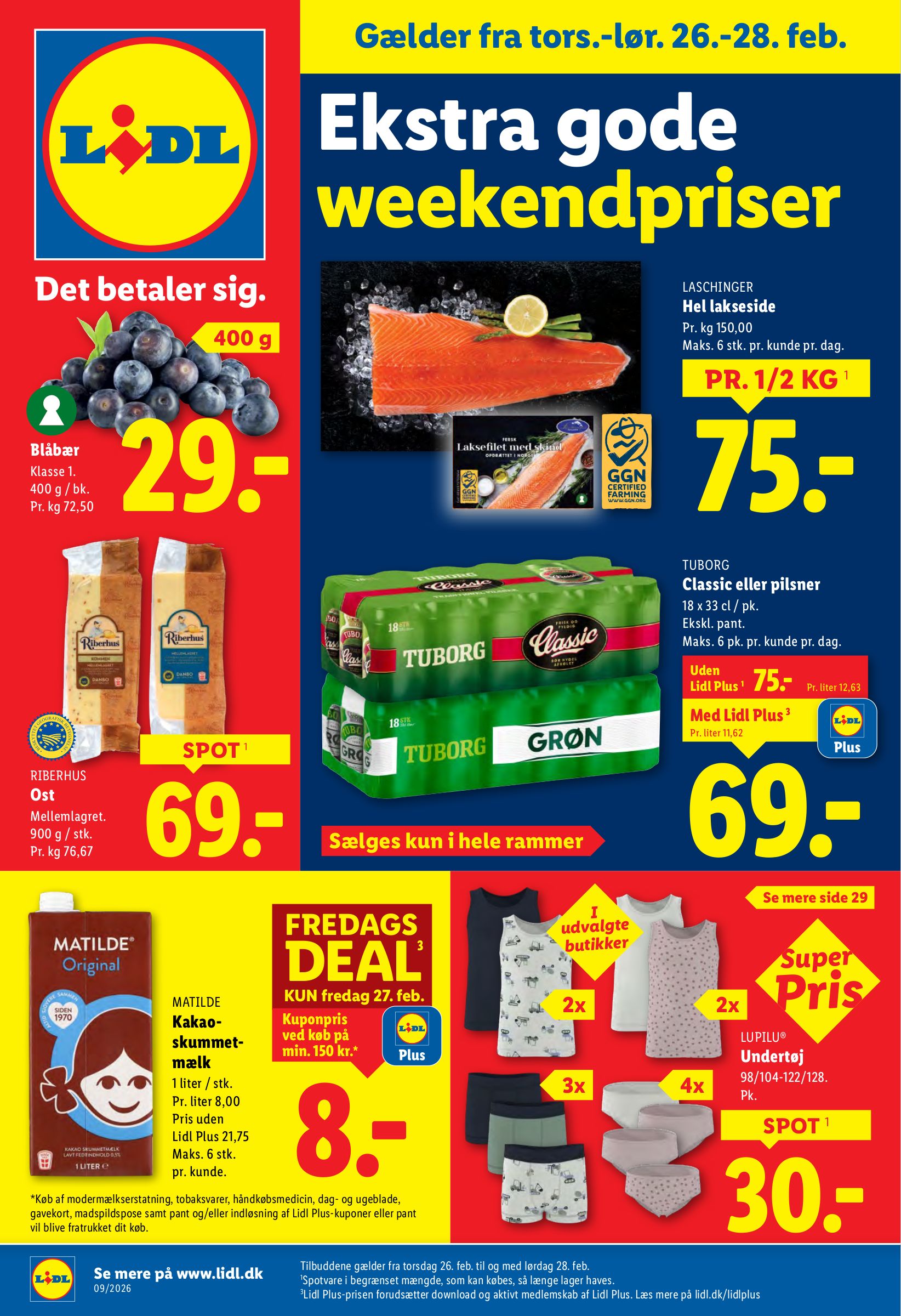 lidl - Lidl - Weekendtilbud tilbudsavis gyldig fra 26.02.2026 til 28.02.2026