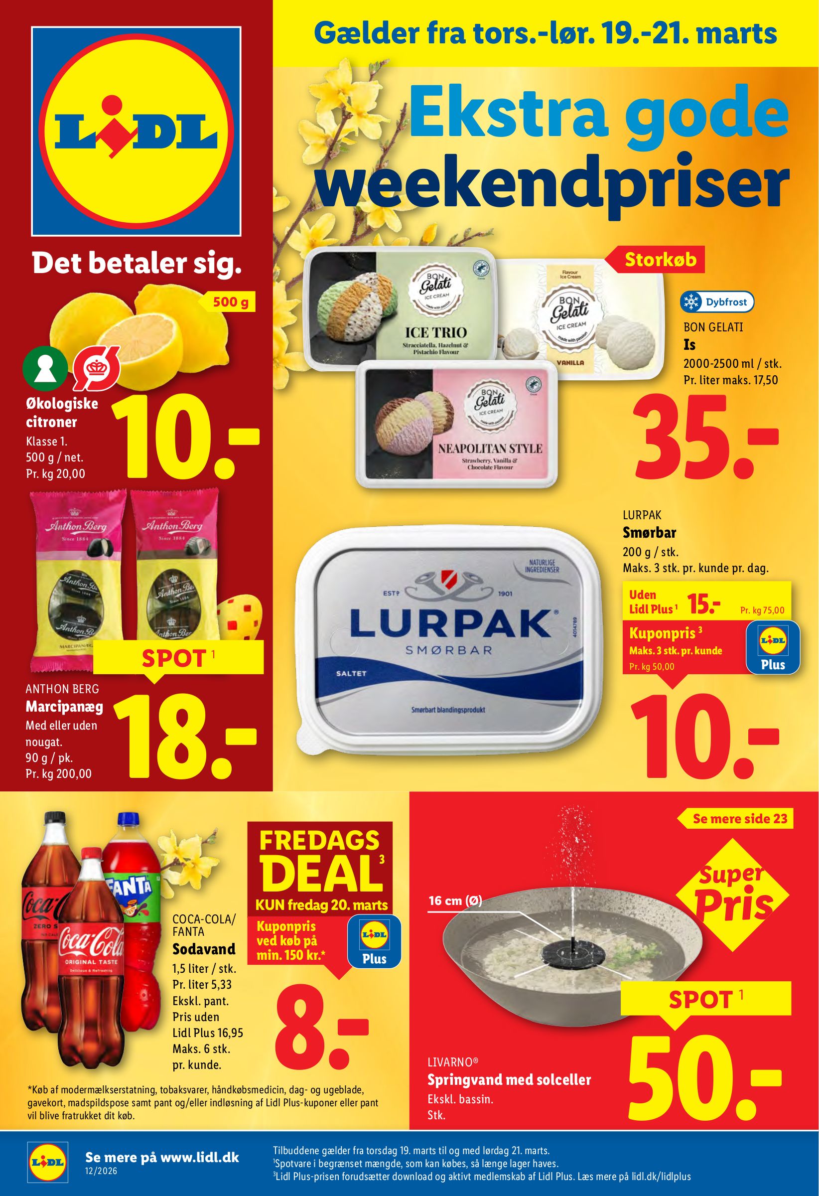 lidl - Lidl tilbudsavis gyldig fra 19.03.2026 til 21.03.2026