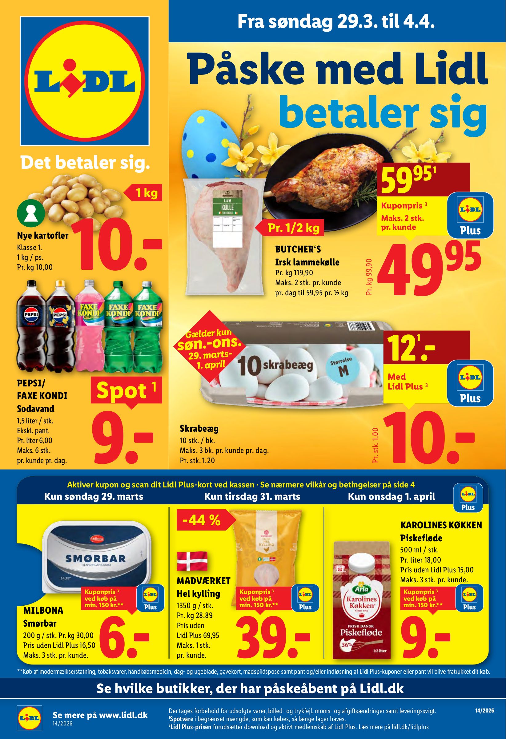 lidl - Lidl tilbudsavis gyldig fra 29.03.2026 til 04.04.2026