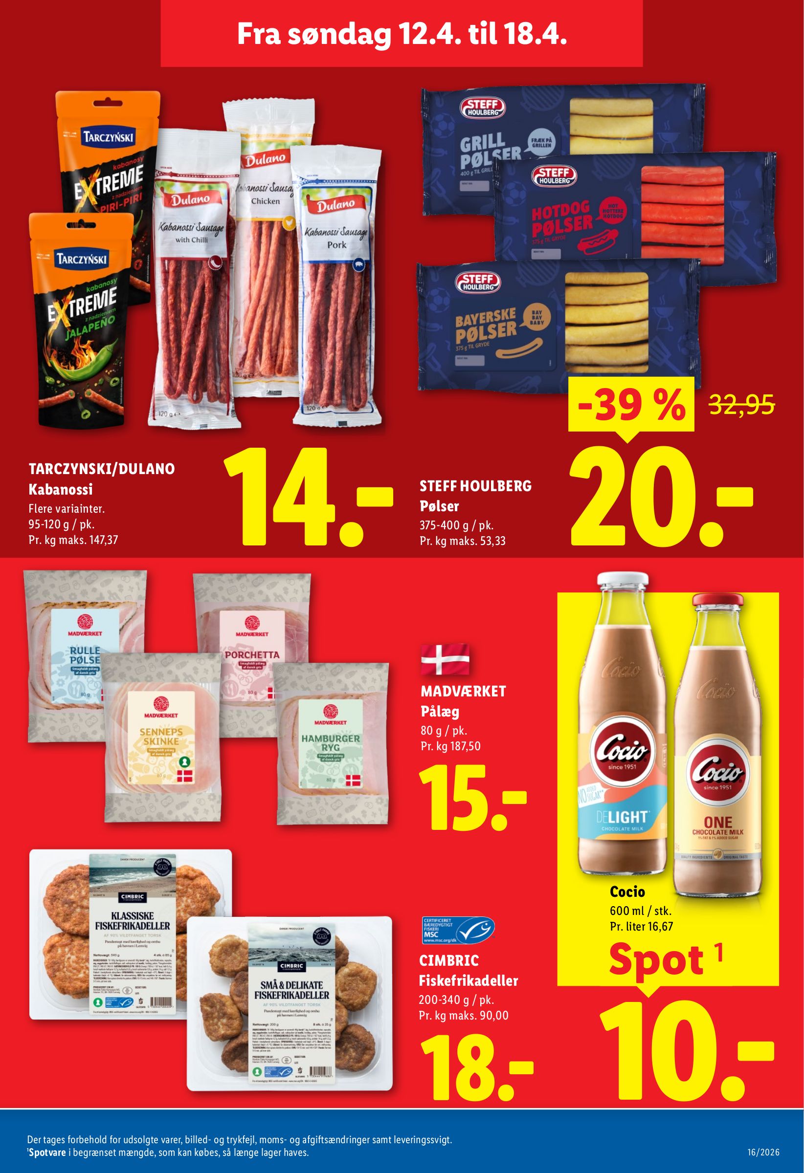 lidl - Fremtidig Lidl reklameblad gyldig fra torsdag 16.04.2026 til lørdag 18.04.2026 - page: 19