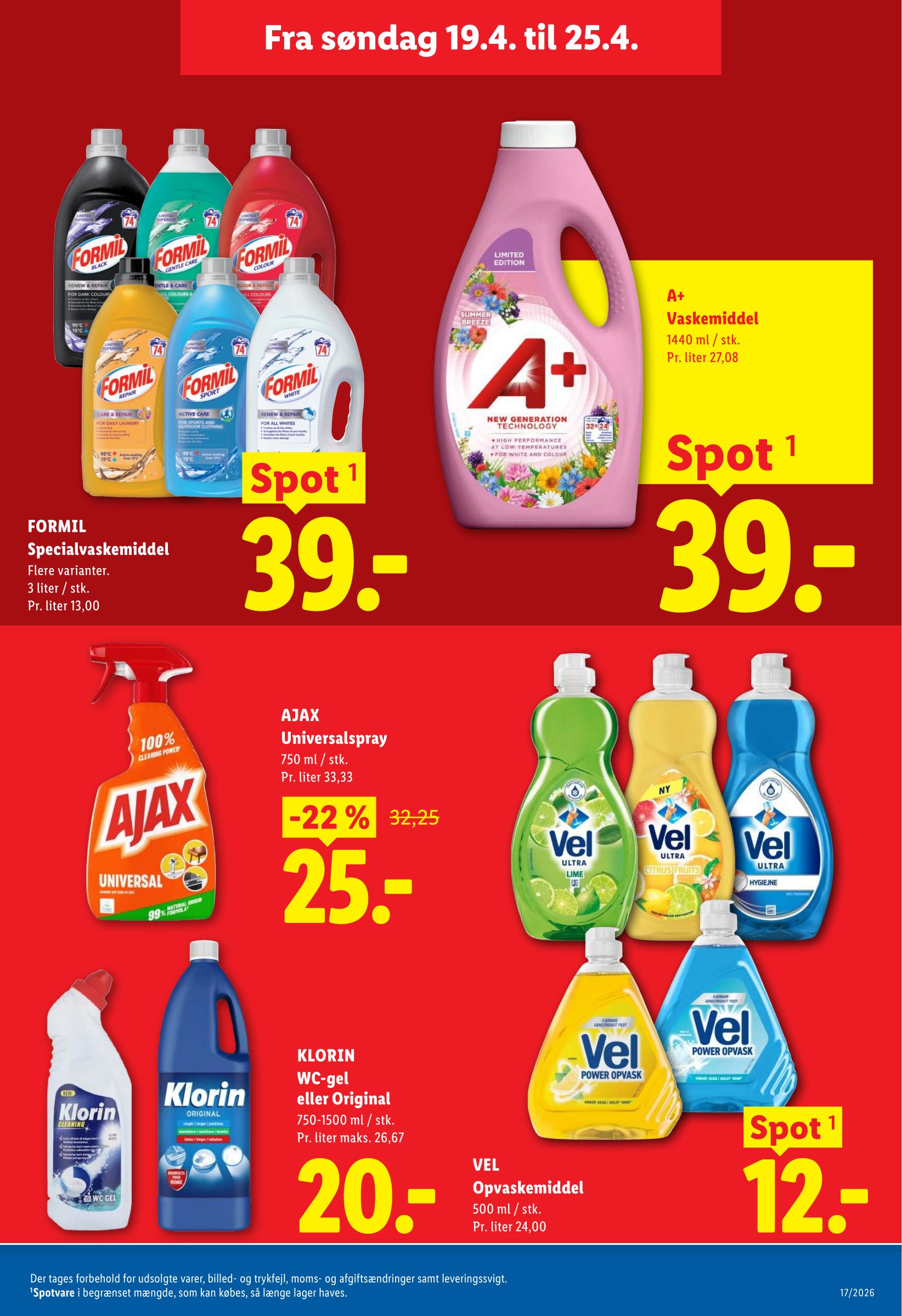 lidl - Aktuel Lidl katalog gyldig fra søndag 19.04.2026 til lørdag 25.04.2026 - page: 18