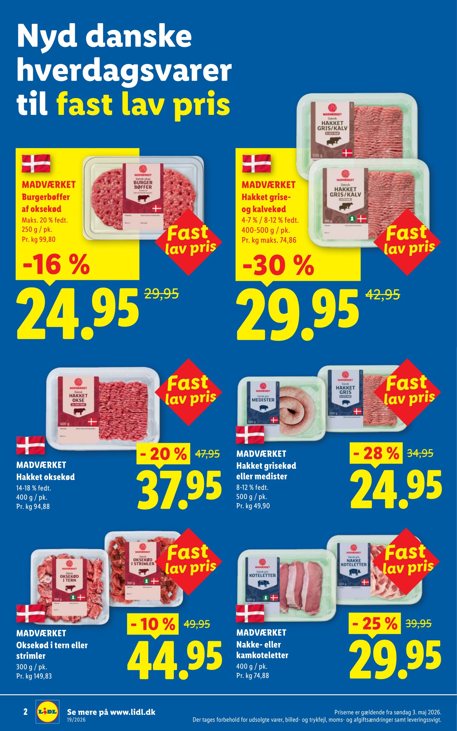lidl - Lidl - Nyd hver dag til fast lav pris flyer til næste uge fra søndag 03.05.2026 til lørdag 09.05.2026 - page: 2