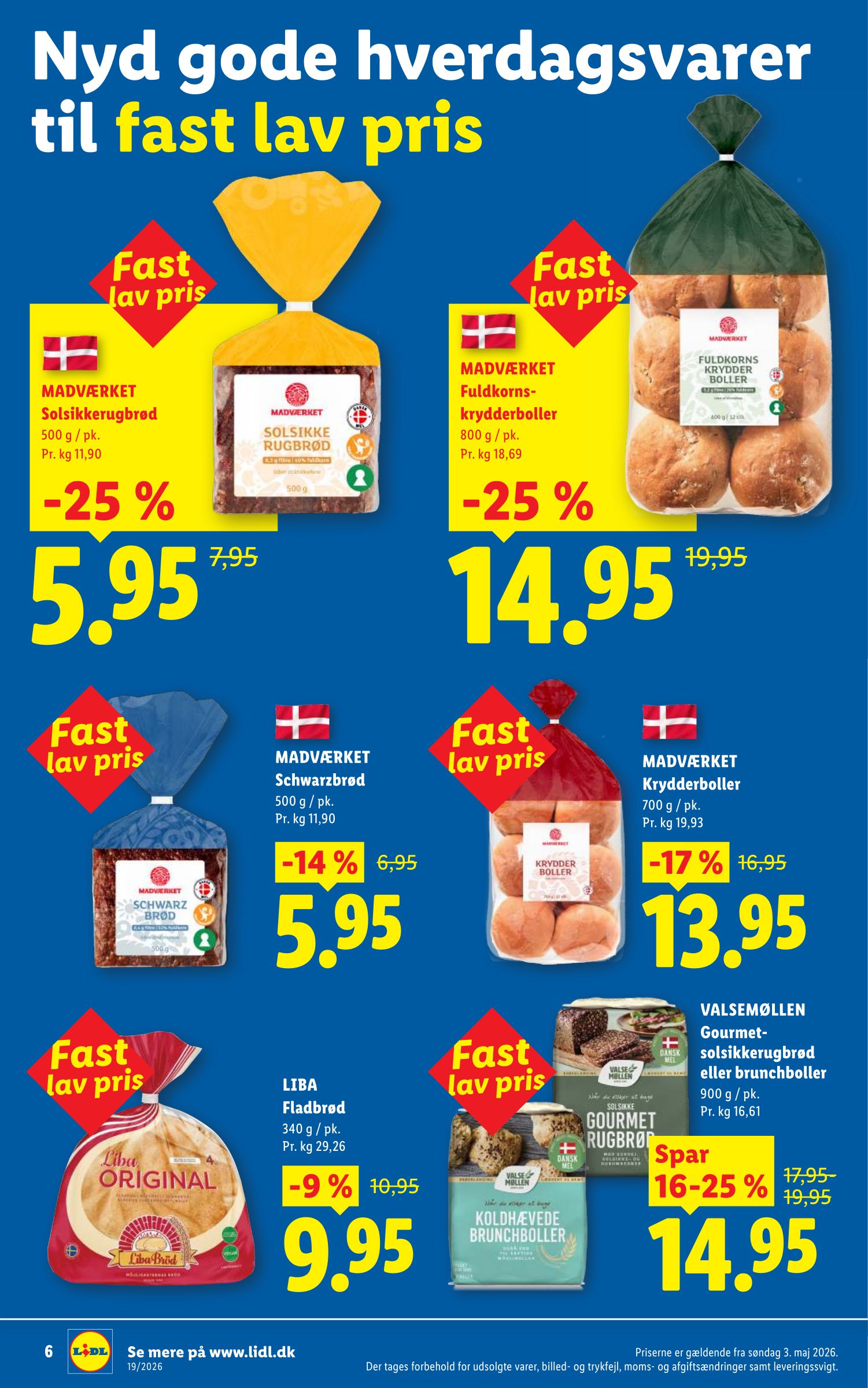 lidl - Lidl - Nyd hver dag til fast lav pris flyer til næste uge fra søndag 03.05.2026 til lørdag 09.05.2026 - page: 6