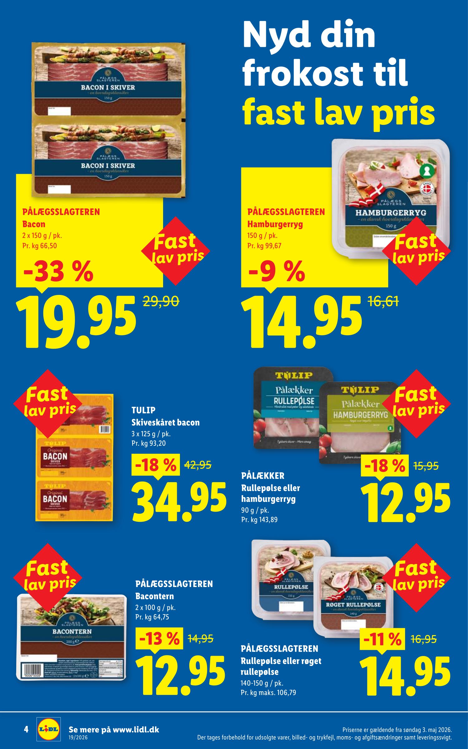 lidl - Lidl - Nyd hver dag til fast lav pris flyer til næste uge fra søndag 03.05.2026 til lørdag 09.05.2026 - page: 4