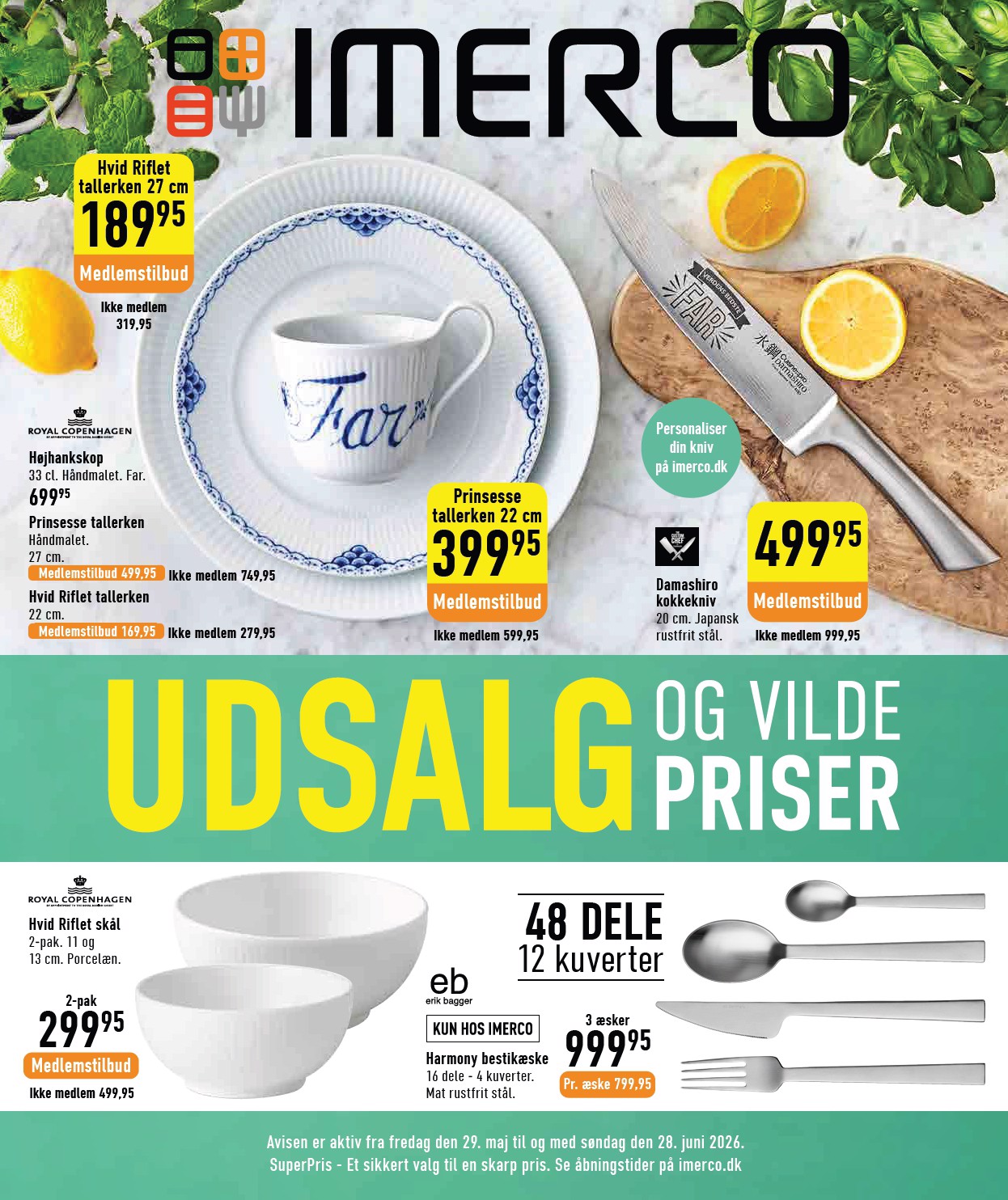imerco - Aktuel Imerco tilbudsavis fra fredag, 29.05.2026 til søndag, 28.06.2026