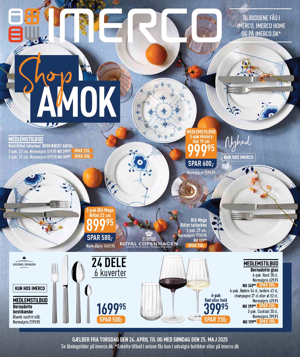 imerco - Imerco - Shop Amok tilbudsavis gyldig fra 24.04. - 25.05. - page: 1
