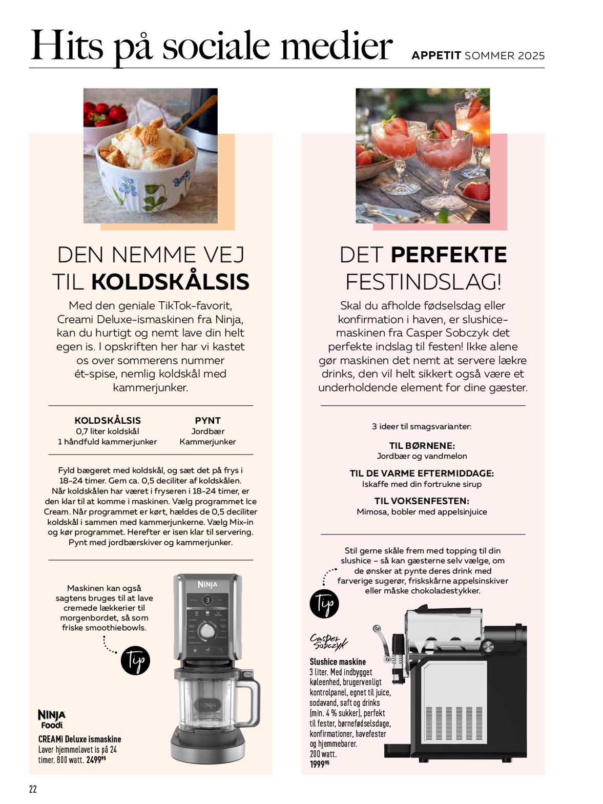imerco - Imerco - Appetit Forår tilbudsavis gyldig fra 19.05. - 25.05. - page: 22 imerco - Imerco - Appetit Forår tilbudsavis gyldig fra 19.05. - 25.05. - page: 22