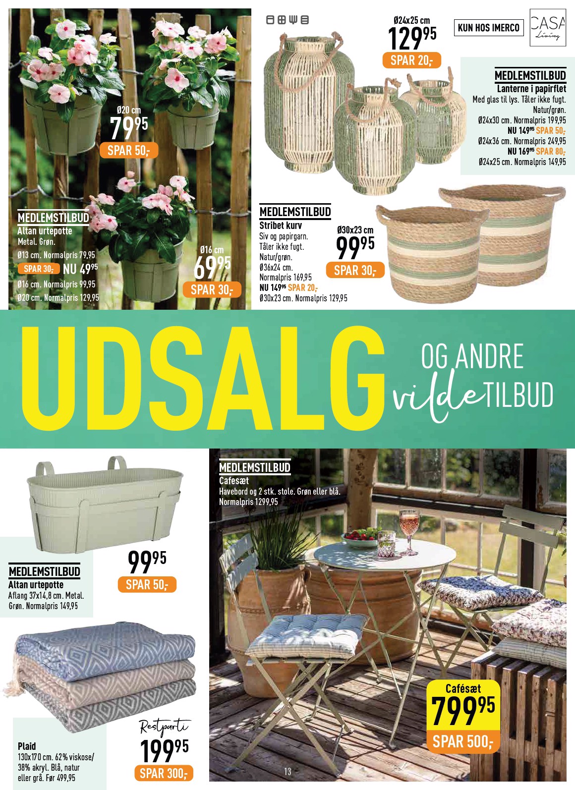 imerco - Imerco - Udsalg tilbudsavis gyldig fra 06.06. til 30.06. - page: 13