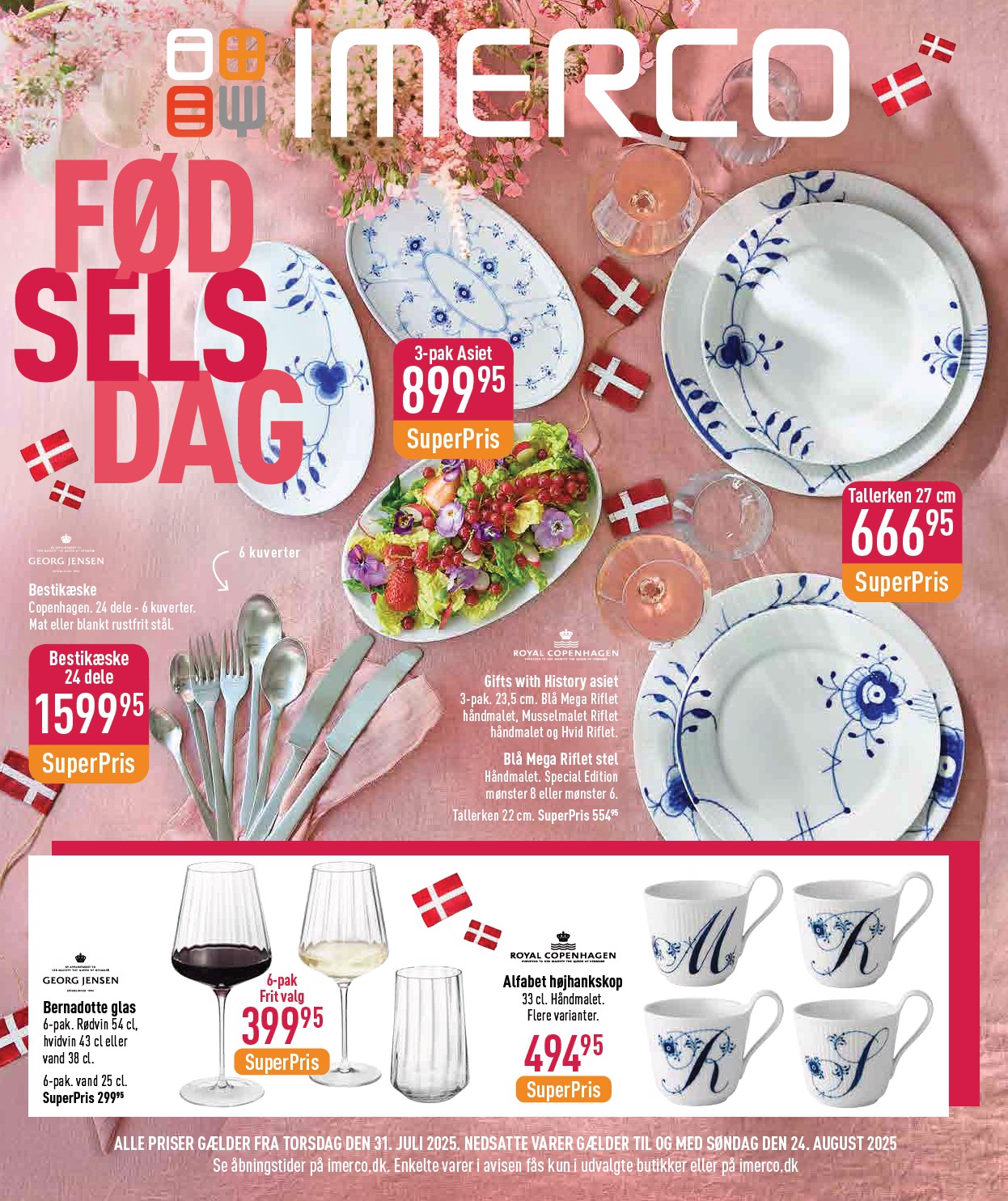 imerco - Imerco - Fødselsdag tilbudsavis gyldig fra 31.07. til 24.08. - page: 1
