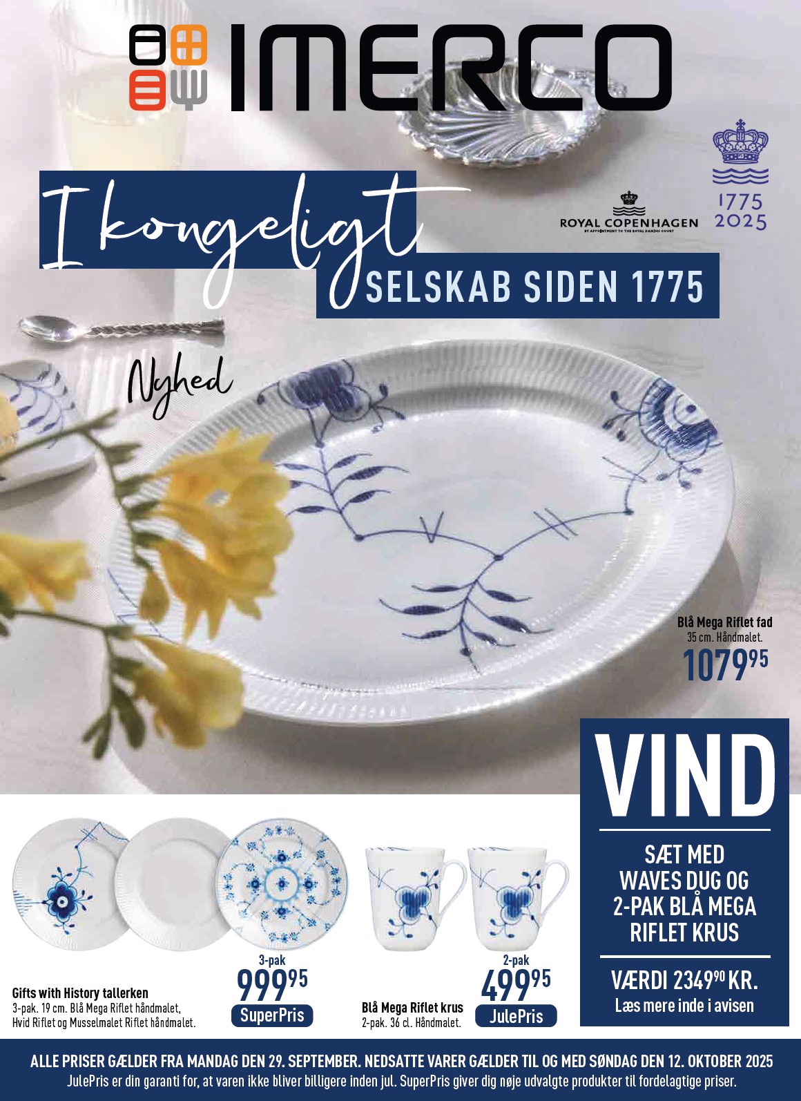 imerco - Imerco - Royal Copenhagen tilbudsavis gyldig fra 29.09. til 12.10. - page: 1
