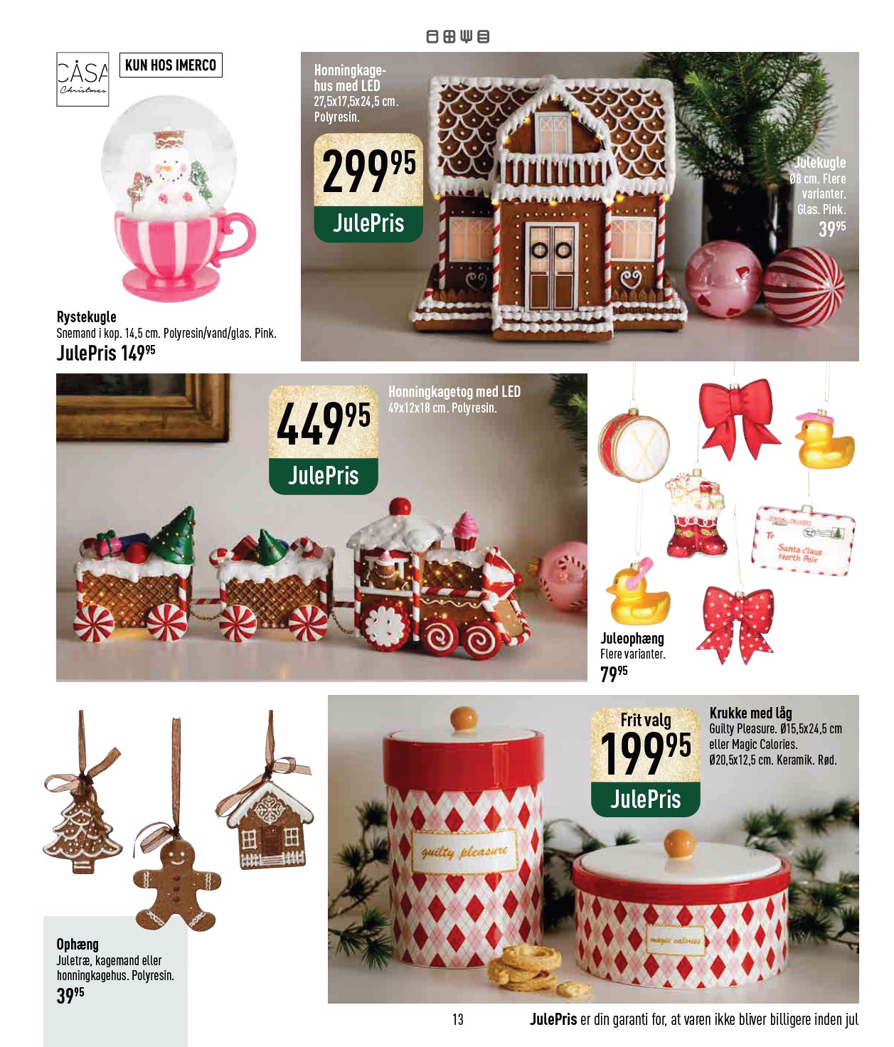 imerco - Imerco - Julekatalog tilbudsavis gyldig fra 18.10. til 31.10. - page: 13 imerco - Imerco - Julekatalog tilbudsavis gyldig fra 18.10. til 31.10. - page: 13