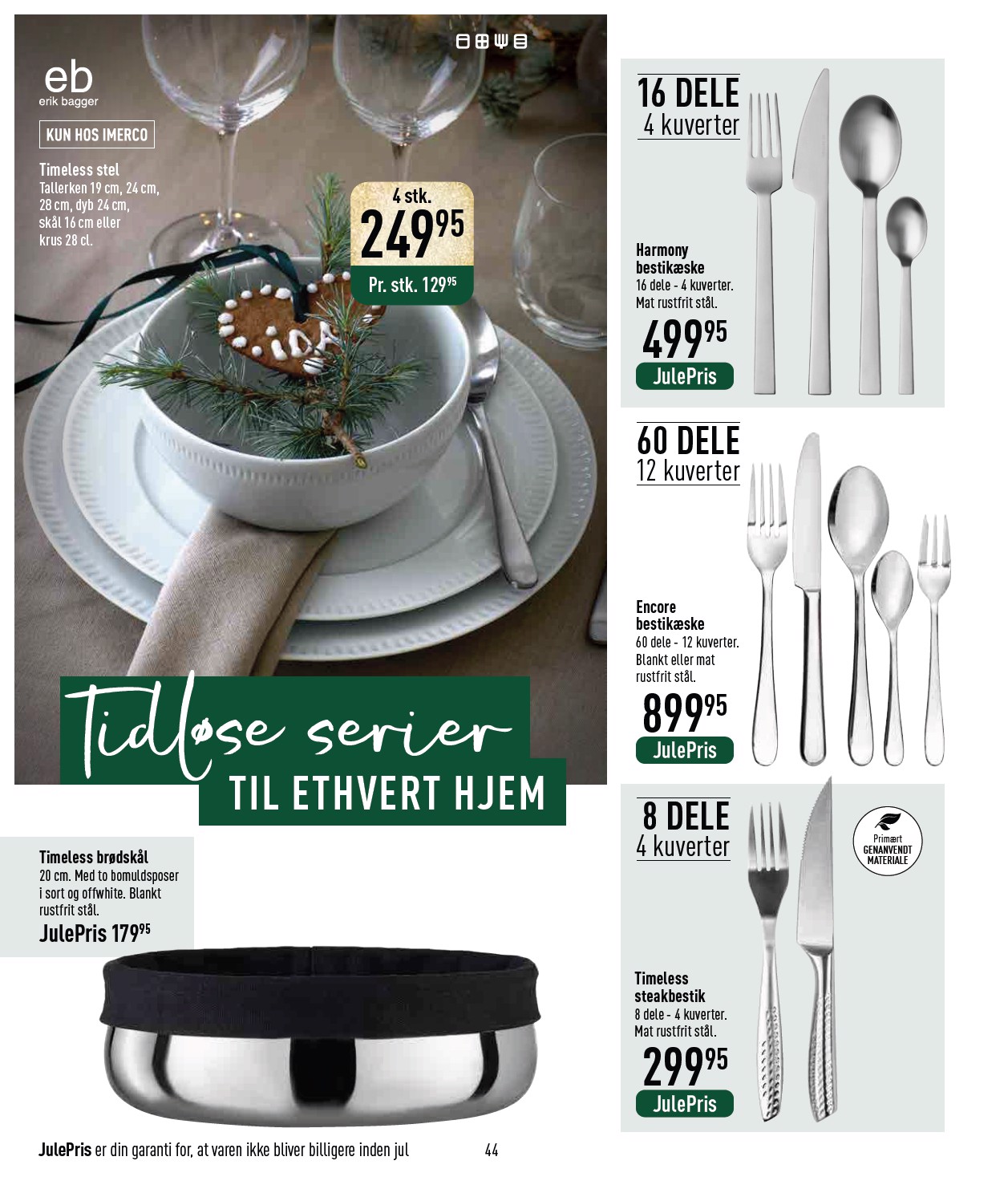 imerco - Imerco - Julekatalog tilbudsavis gyldig fra 18.10. til 31.10. - page: 44 imerco - Imerco - Julekatalog tilbudsavis gyldig fra 18.10. til 31.10. - page: 44