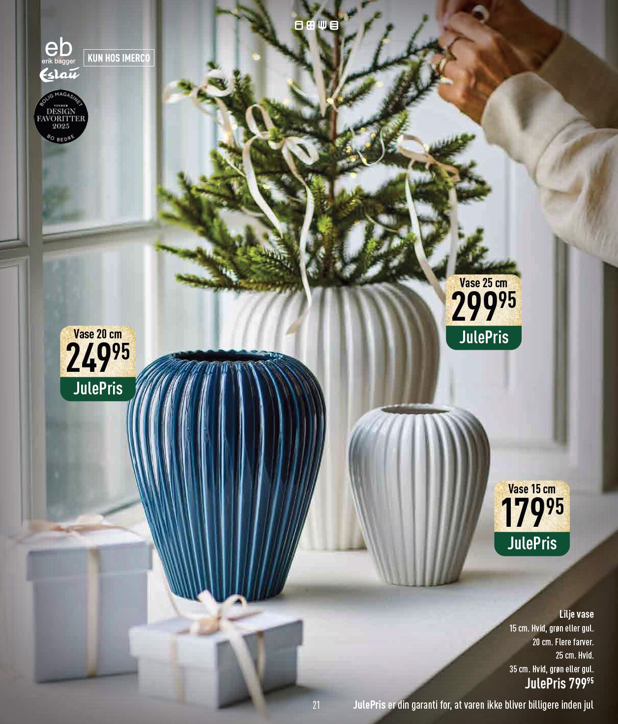imerco - Imerco - Julekatalog tilbudsavis gyldig fra 18.10. til 31.10. - page: 21 imerco - Imerco - Julekatalog tilbudsavis gyldig fra 18.10. til 31.10. - page: 21