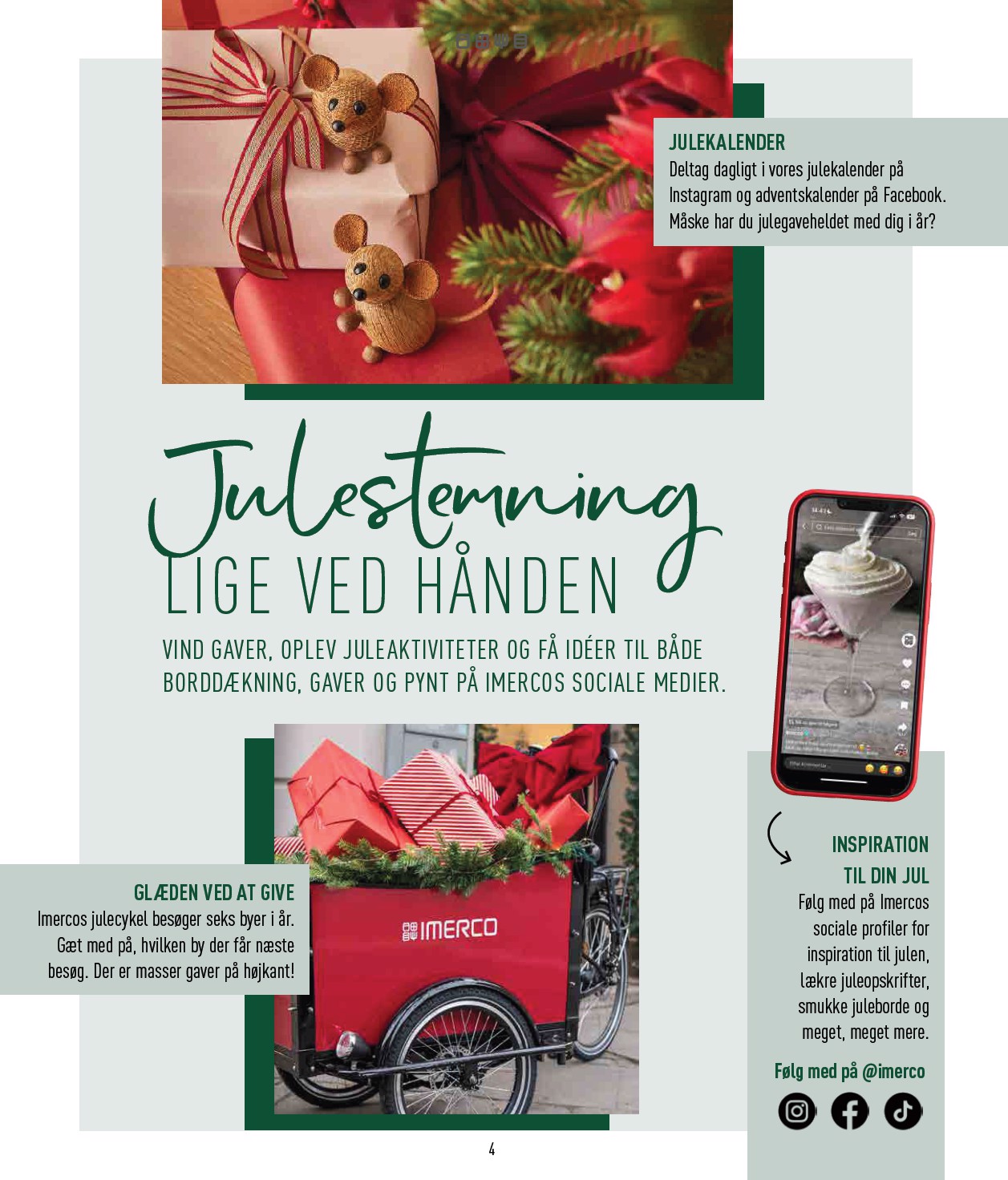 imerco - Imerco - Julekatalog tilbudsavis gyldig fra 18.10. til 31.10. - page: 4 imerco - Imerco - Julekatalog tilbudsavis gyldig fra 18.10. til 31.10. - page: 4