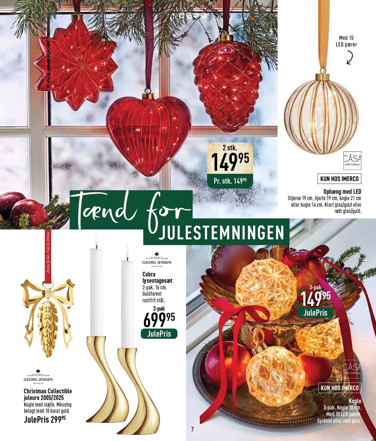 imerco - Imerco - Julekatalog tilbudsavis gyldig fra 18.10. til 31.10. - page: 7 imerco - Imerco - Julekatalog tilbudsavis gyldig fra 18.10. til 31.10. - page: 7