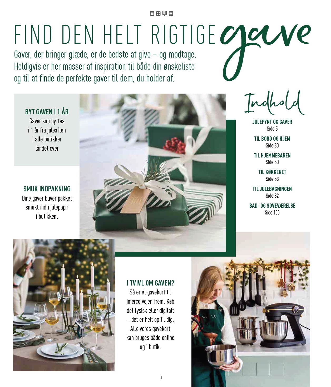 imerco - Imerco - Julekatalog tilbudsavis gyldig fra 18.10. til 31.10. - page: 2 imerco - Imerco - Julekatalog tilbudsavis gyldig fra 18.10. til 31.10. - page: 2