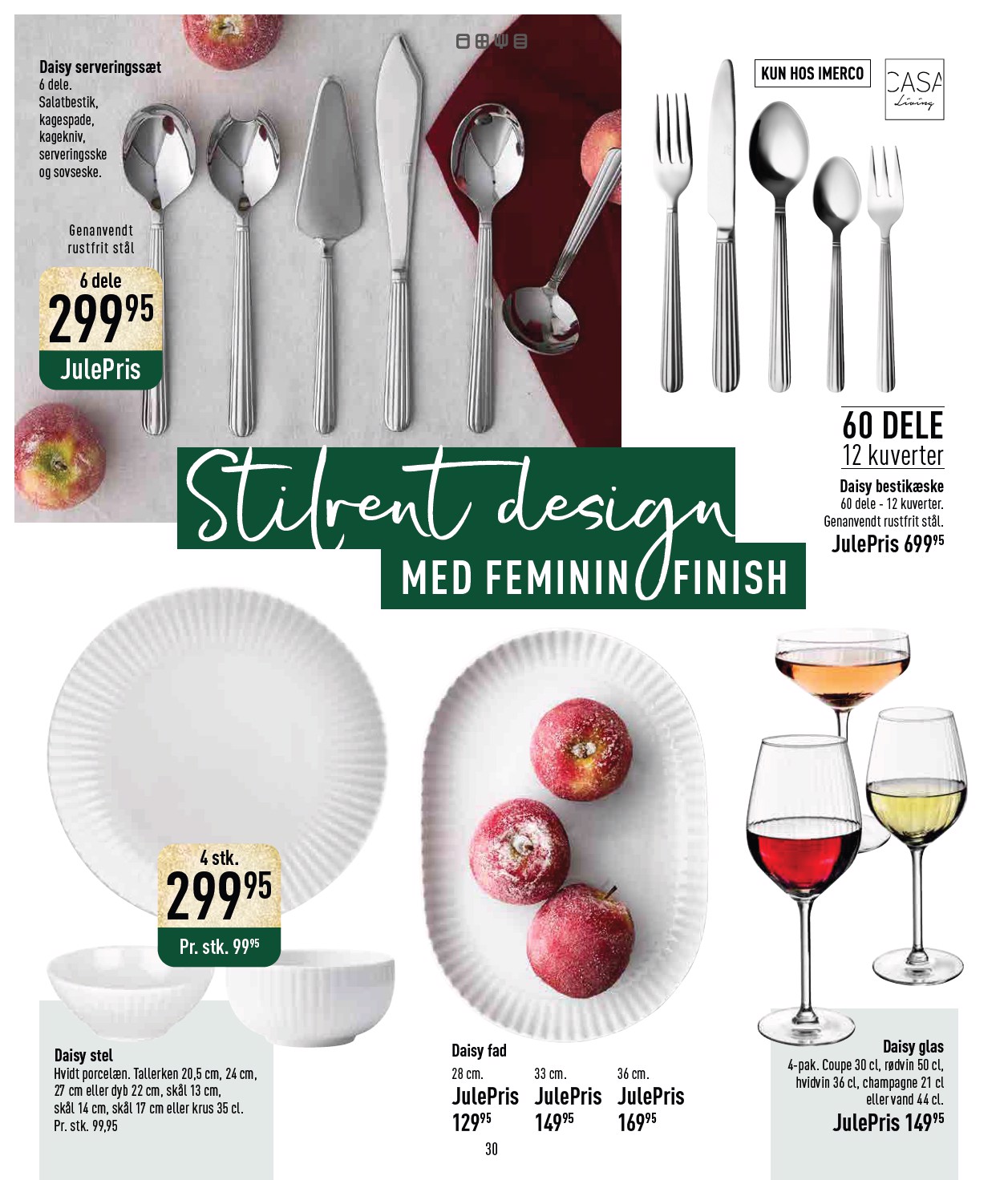 imerco - Imerco - Julekatalog tilbudsavis gyldig fra 18.10. til 31.10. - page: 30 imerco - Imerco - Julekatalog tilbudsavis gyldig fra 18.10. til 31.10. - page: 30
