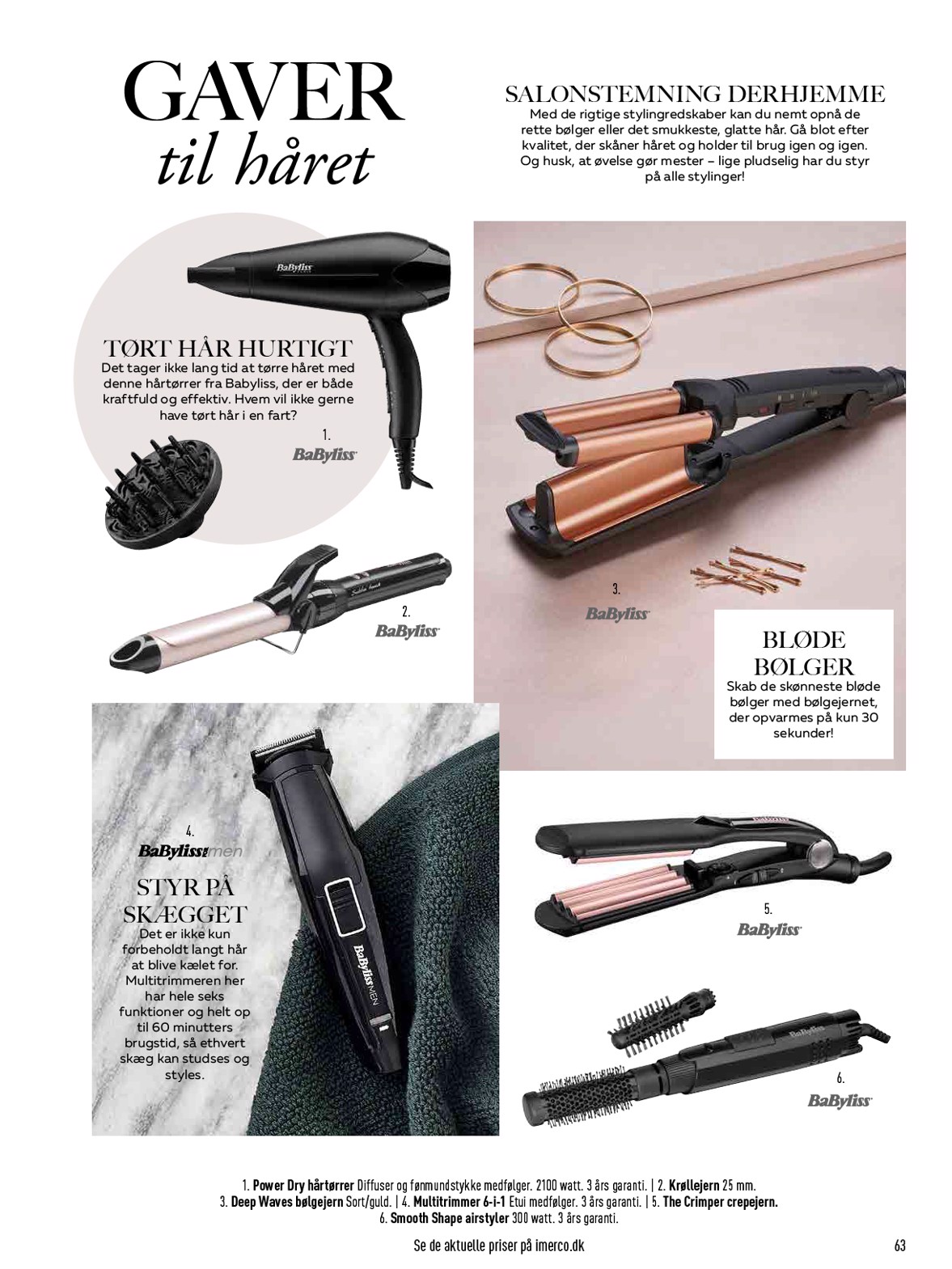 imerco - Imerco - Appetit tilbudsavis gyldig fra 01.11. til 31.12. - page: 63