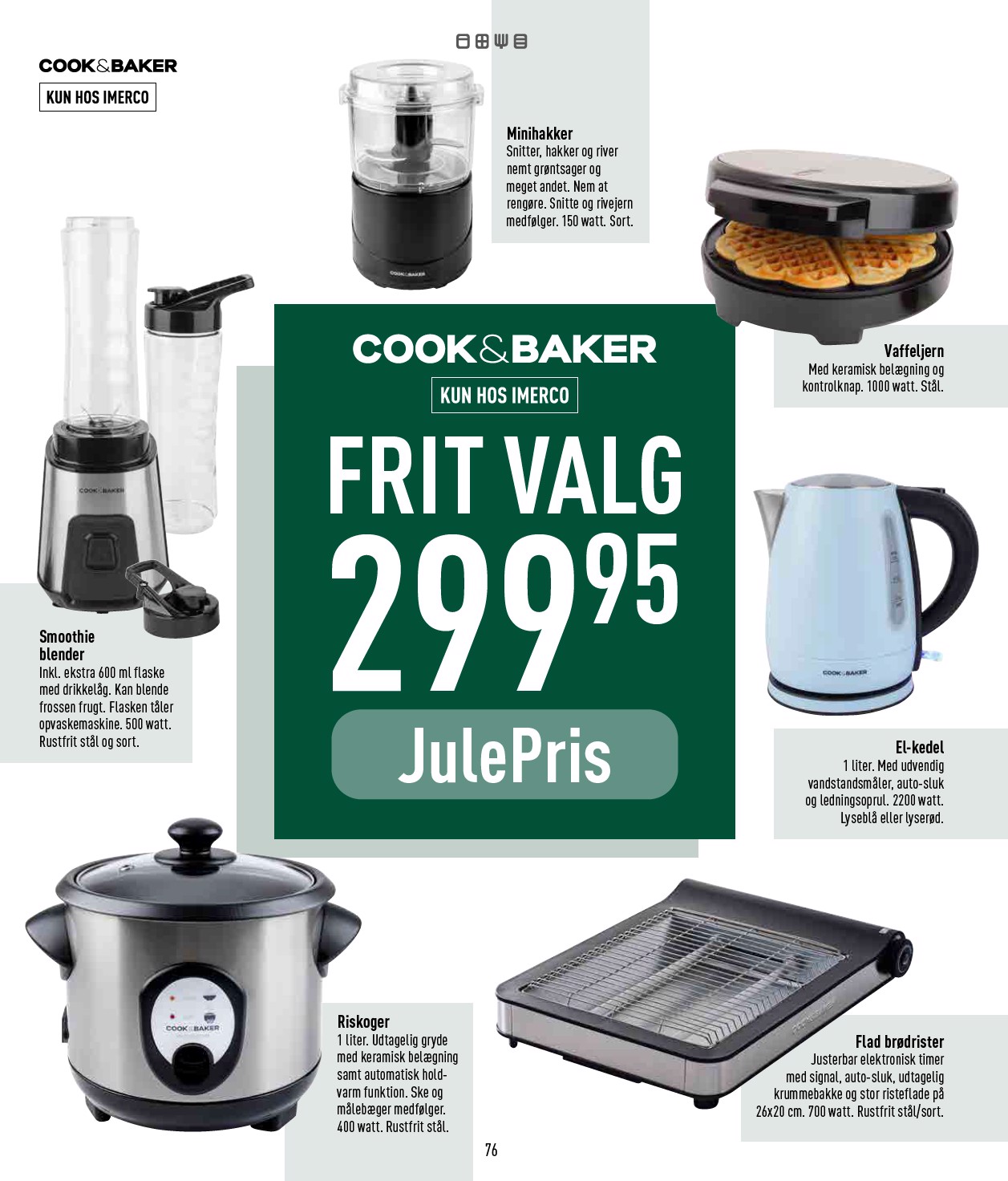 imerco - Imerco - Julekatalog 2 tilbudsavis gyldig fra 10.11. til 16.11. - page: 76