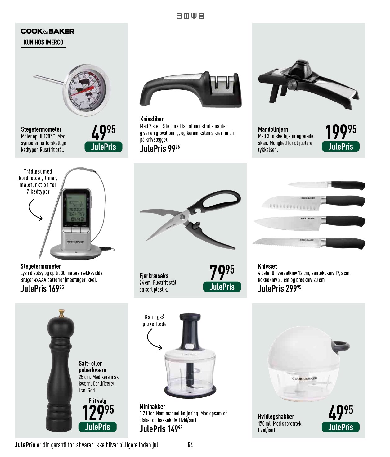 imerco - Imerco - Julekatalog 2 tilbudsavis gyldig fra 10.11. til 16.11. - page: 54