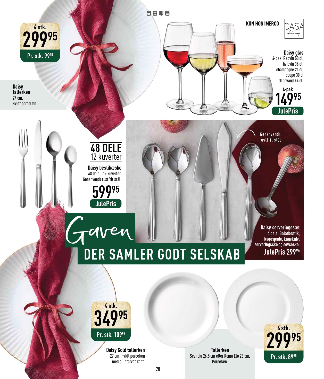 imerco - Imerco - Julekatalog 2 tilbudsavis gyldig fra 10.11. til 16.11. - page: 20