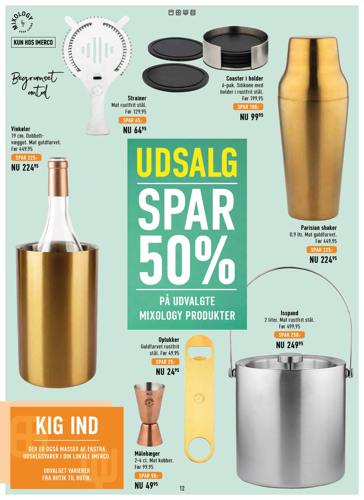 imerco - Imerco - Udsalg tilbudsavis gyldig fra 09.01. til 01.02. - page: 12